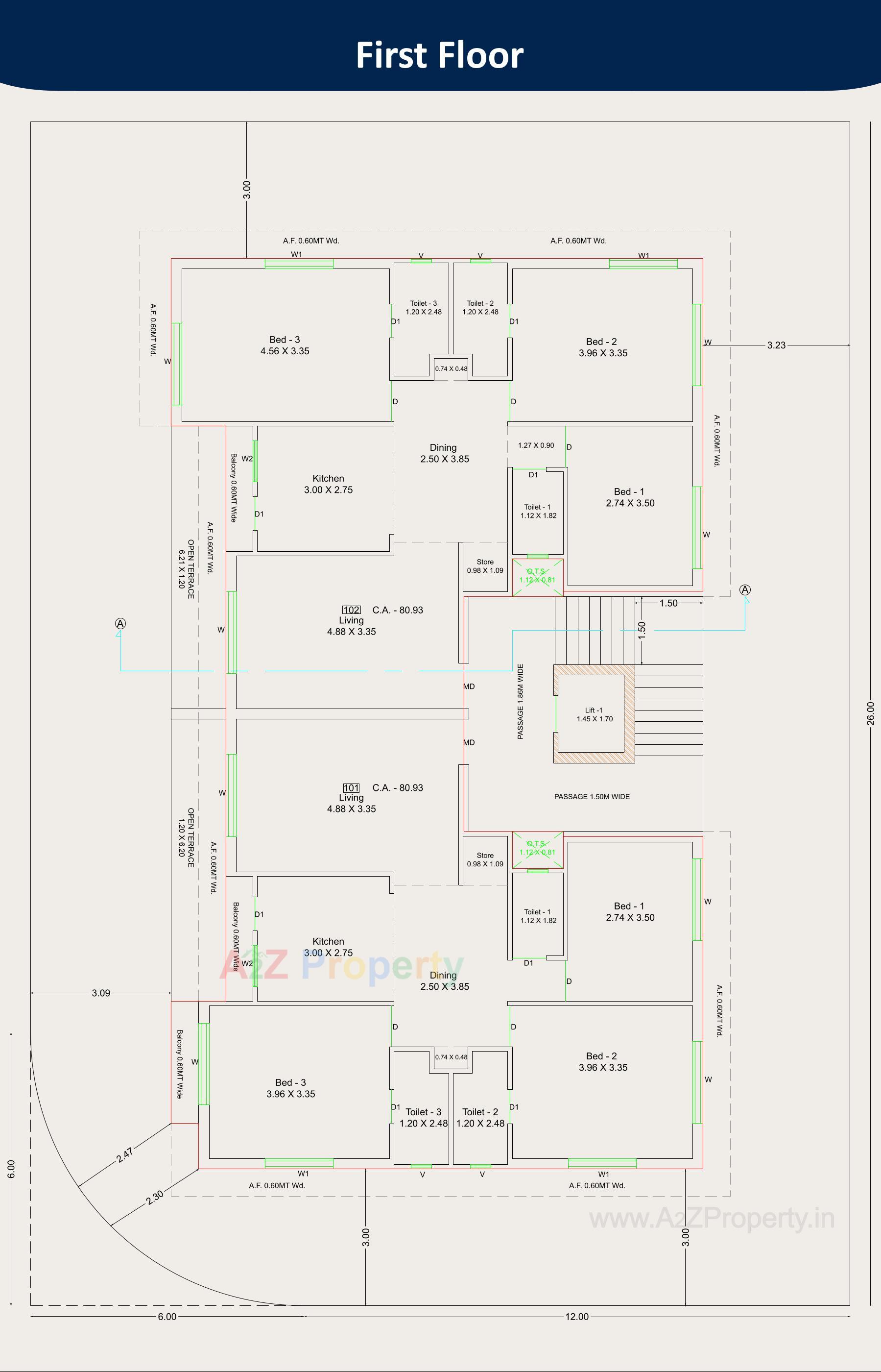Layout of real estate project Stavan located at Jamnagar, Jamnagar, Gujarat