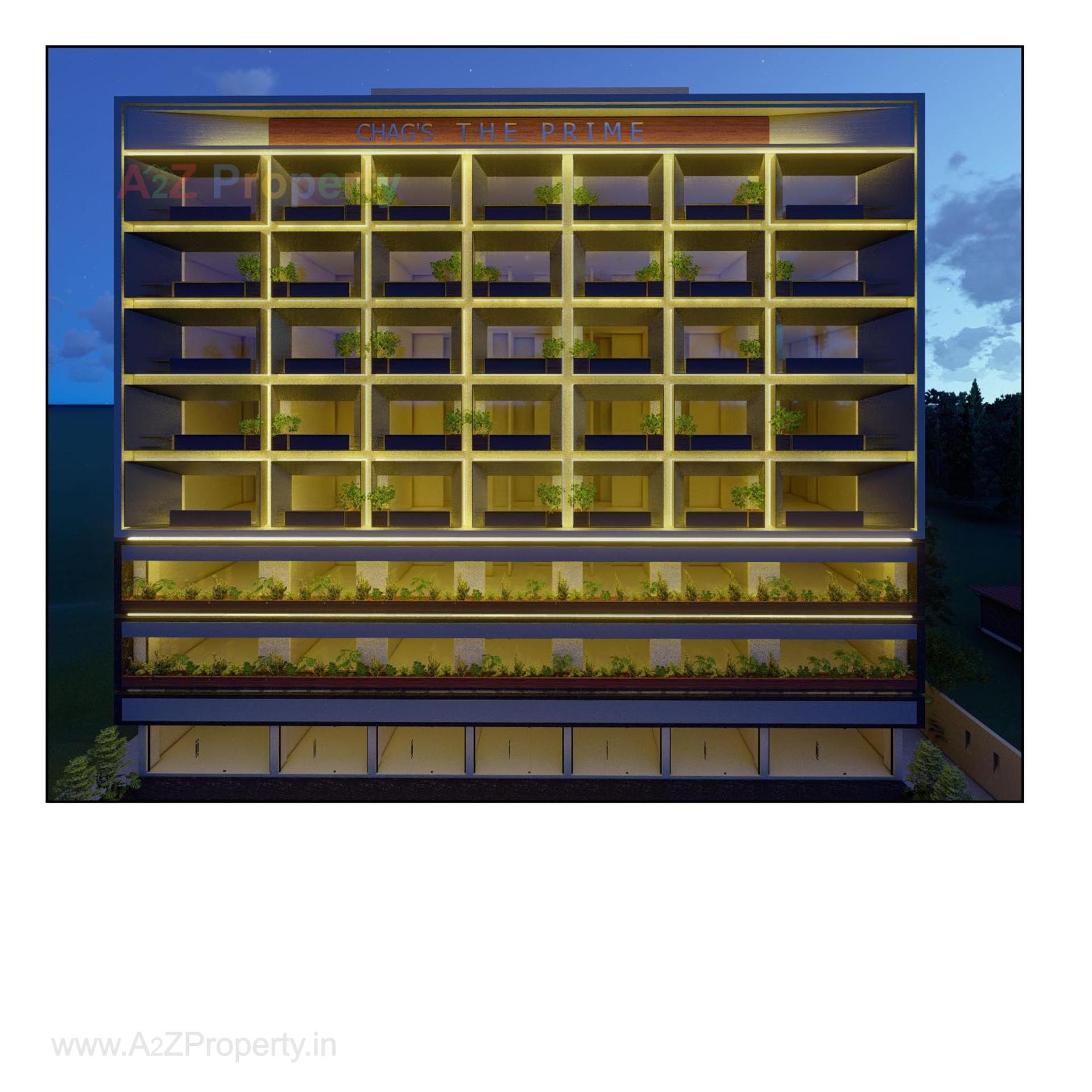 3D Elevation of real estate project The Prime located at Jamnagar, Jamnagar, Gujarat