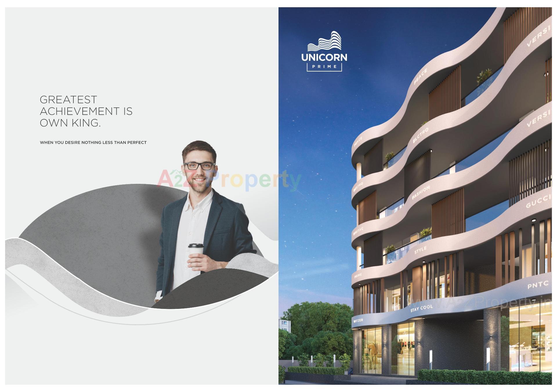 3D Elevation of real estate project Unicorn Prime located at Jamnagar, Jamnagar, Gujarat