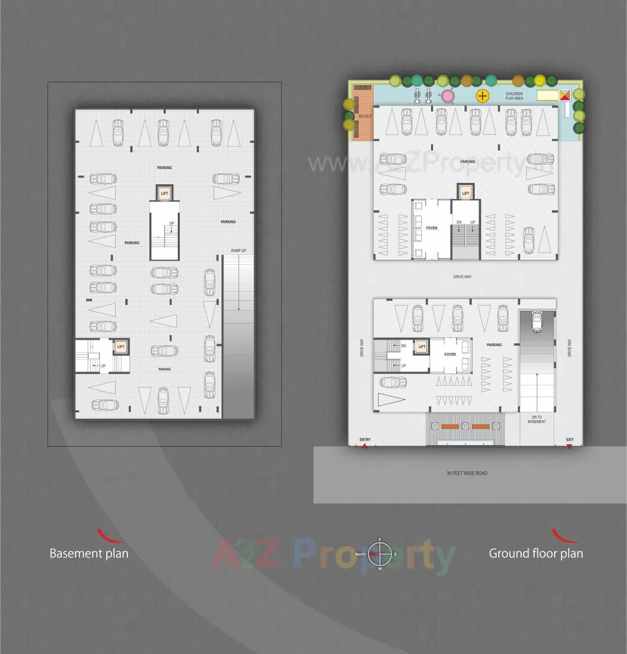Layout of real estate project Utsav Aashaya located at Jamnagar, Jamnagar, Gujarat