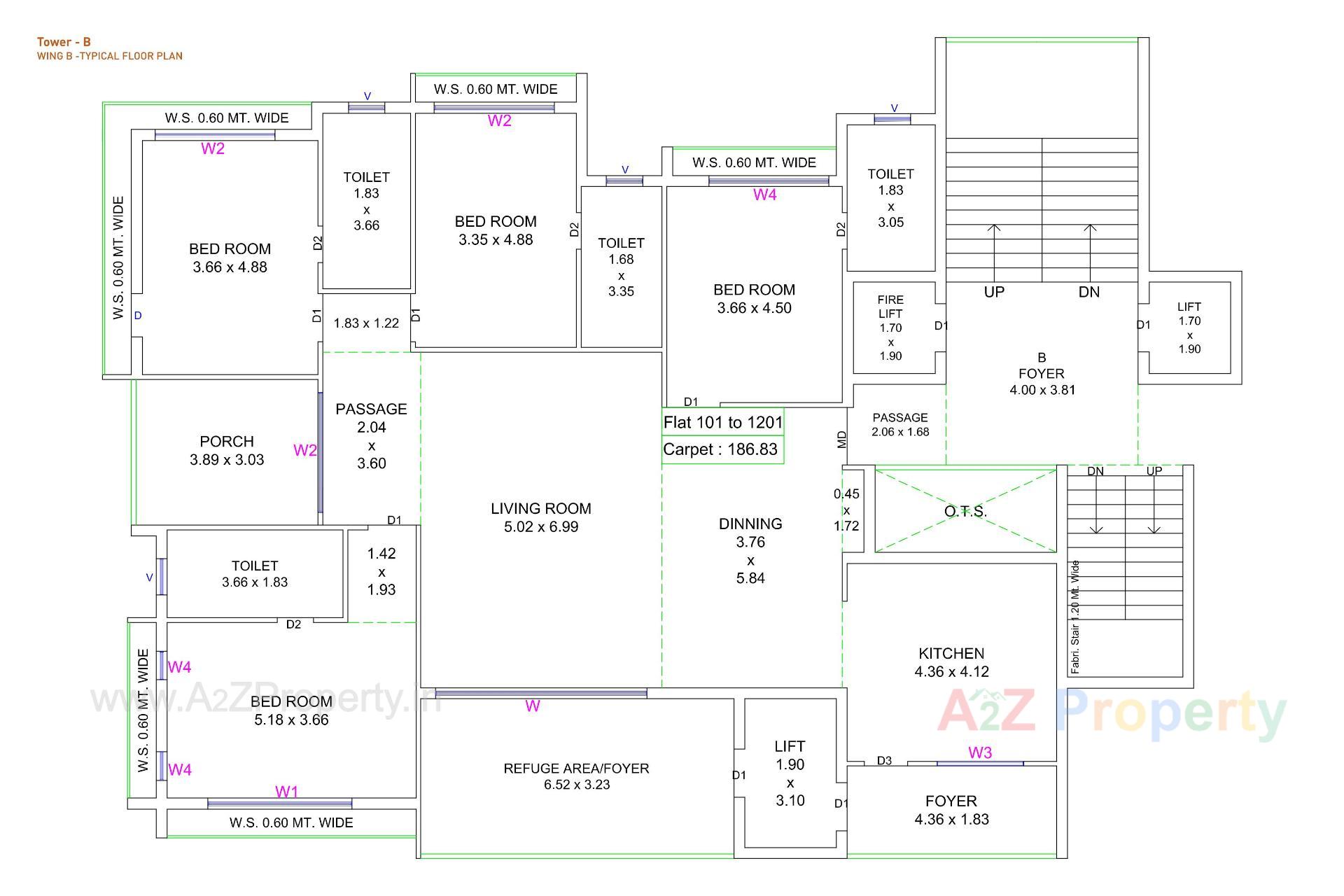 Layout of real estate project Vision Heights located at Jamnagar, Jamnagar, Gujarat