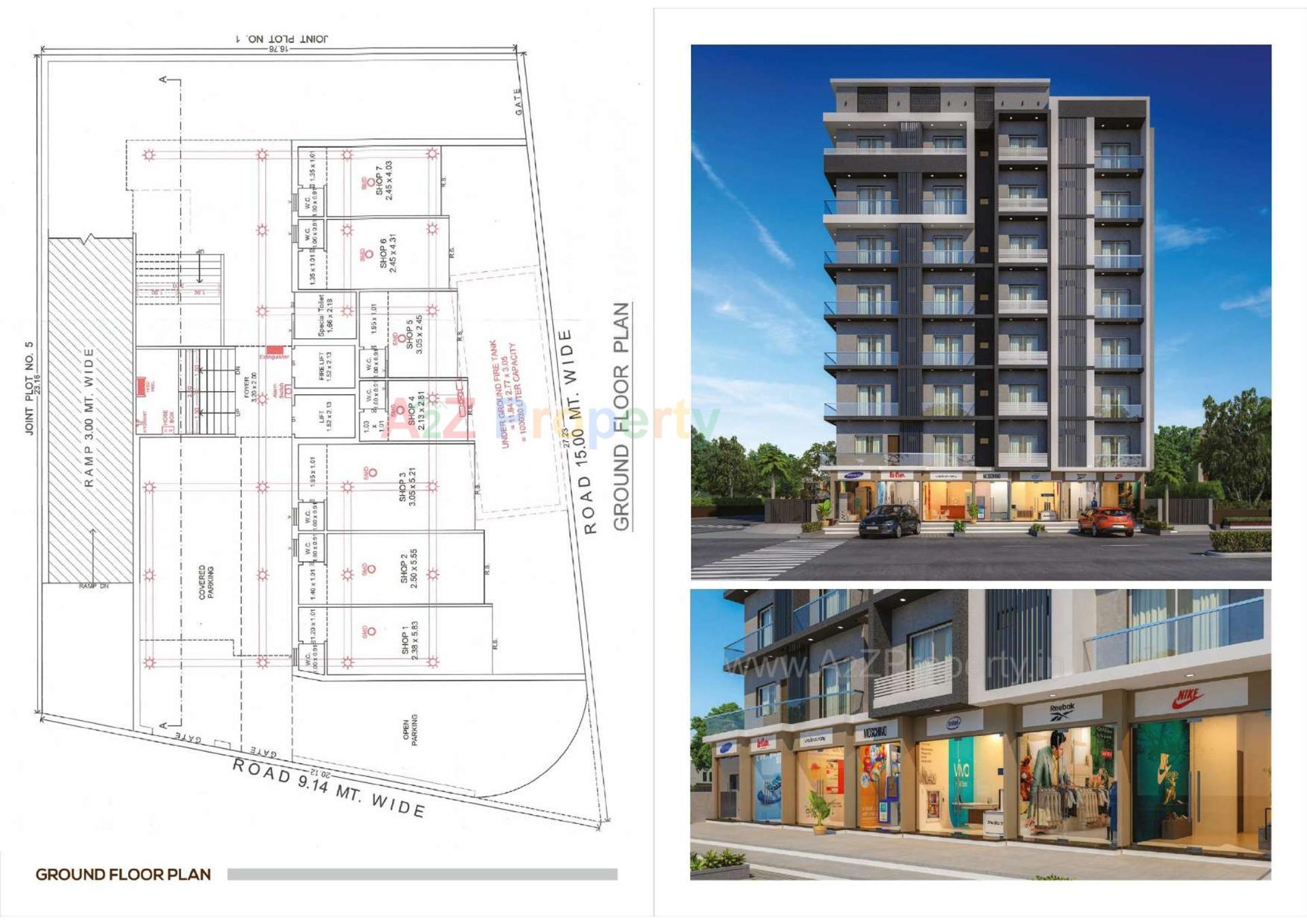 Layout of real estate project Vivanta located at Mehulnagar, Jamnagar, Gujarat