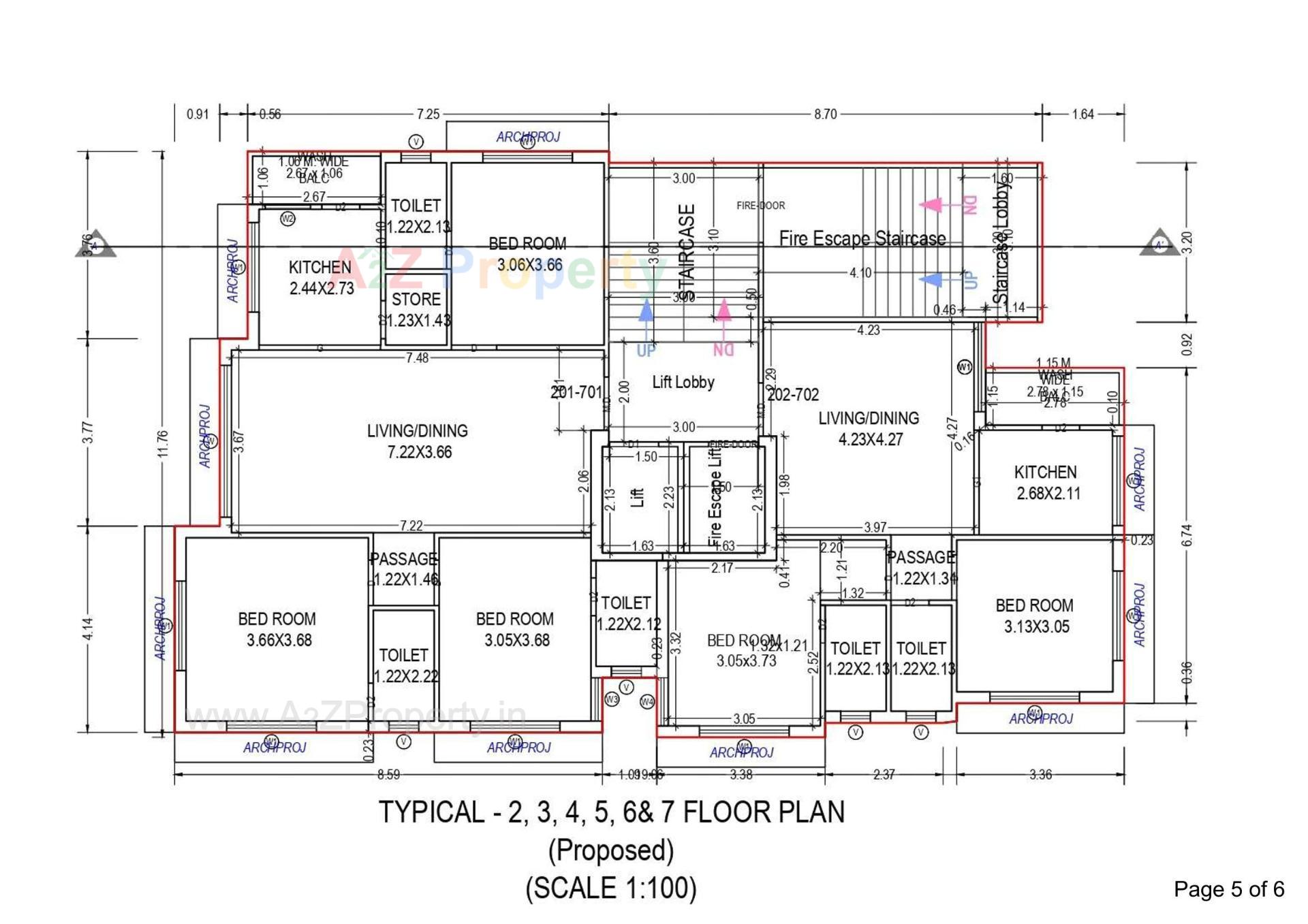 Layout of real estate project Vivanta located at Mehulnagar, Jamnagar, Gujarat