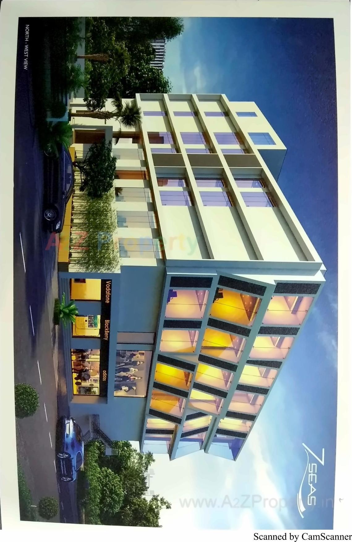 3D Elevation of real estate project 7 Seas located at Junagadh, Junagadh, Gujarat