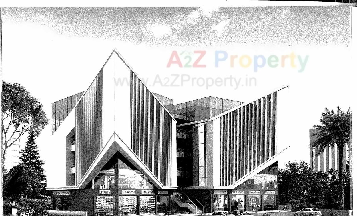 3D Elevation of real estate project 9 Square located at Zanzarda, Junagadh, Gujarat