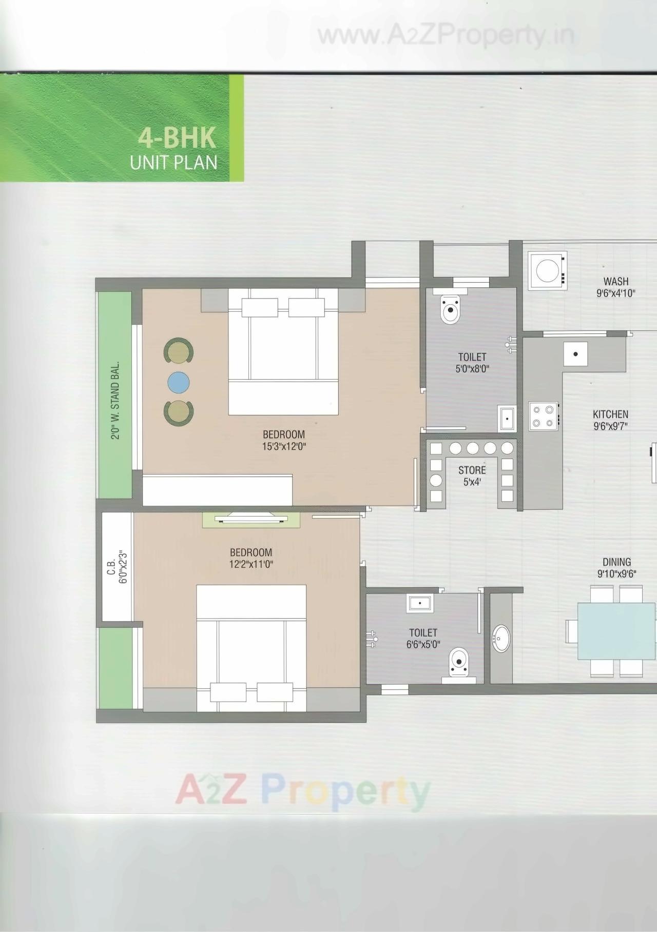 Layout of real estate project Akshar Avenue located at Junagadh, Junagadh, Gujarat