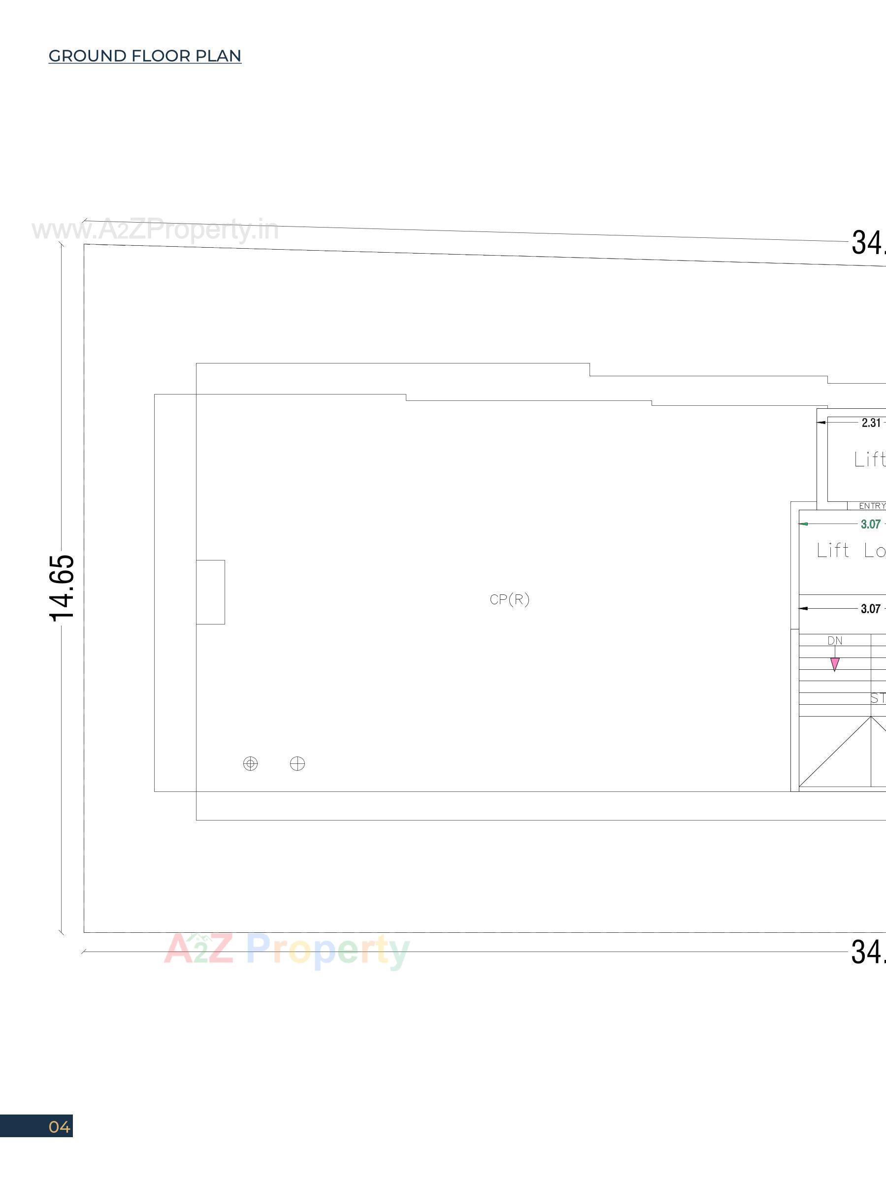 Layout of real estate project Akshar Highland located at Junagadh, Junagadh, Gujarat