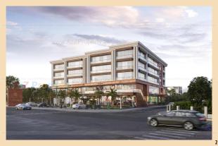 Elevation of real estate project Akshar Icoon located at Zanzarada, Junagadh, Gujarat