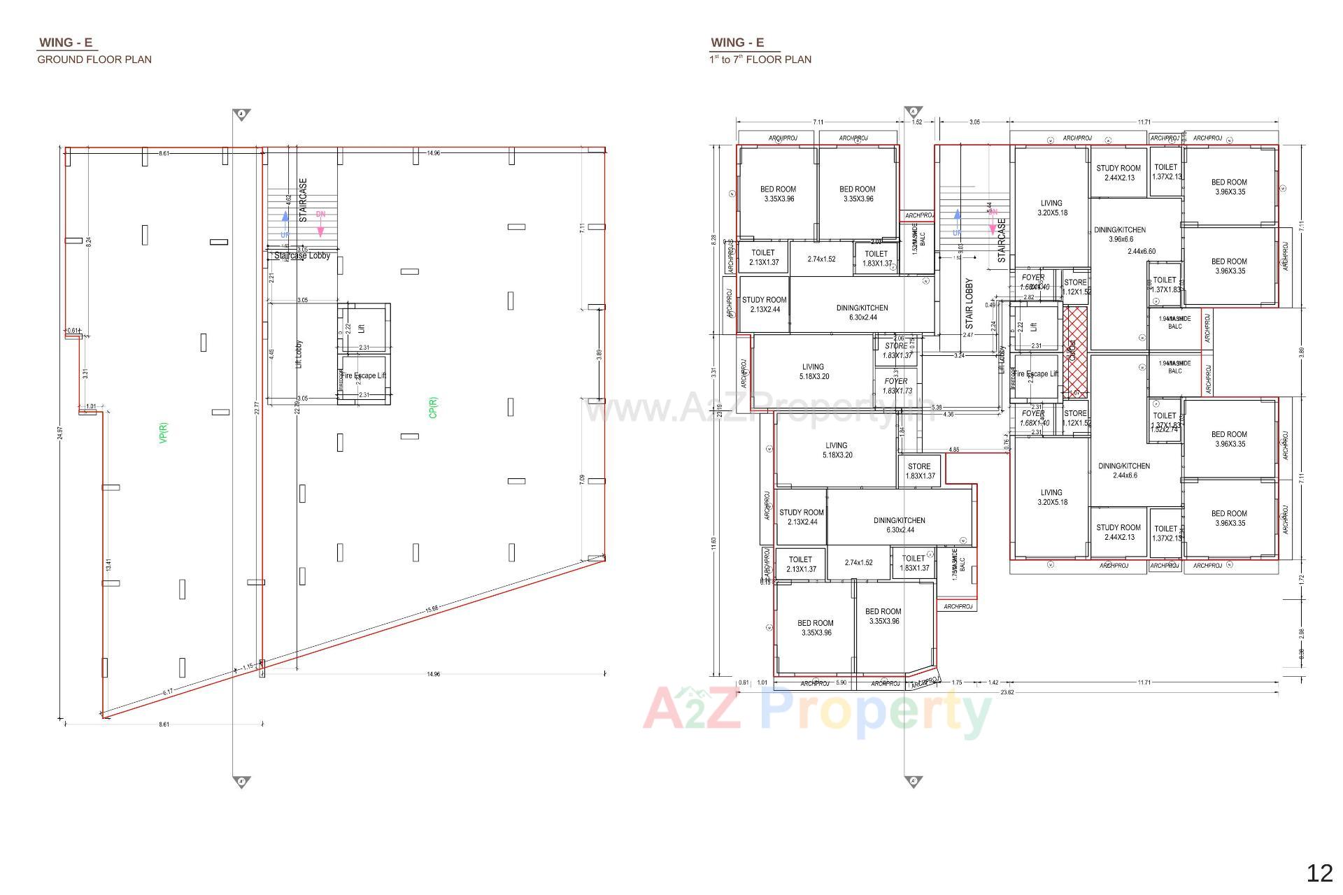 Layout of real estate project Akshar Swarn Villa located at Zanzarda, Junagadh, Gujarat
