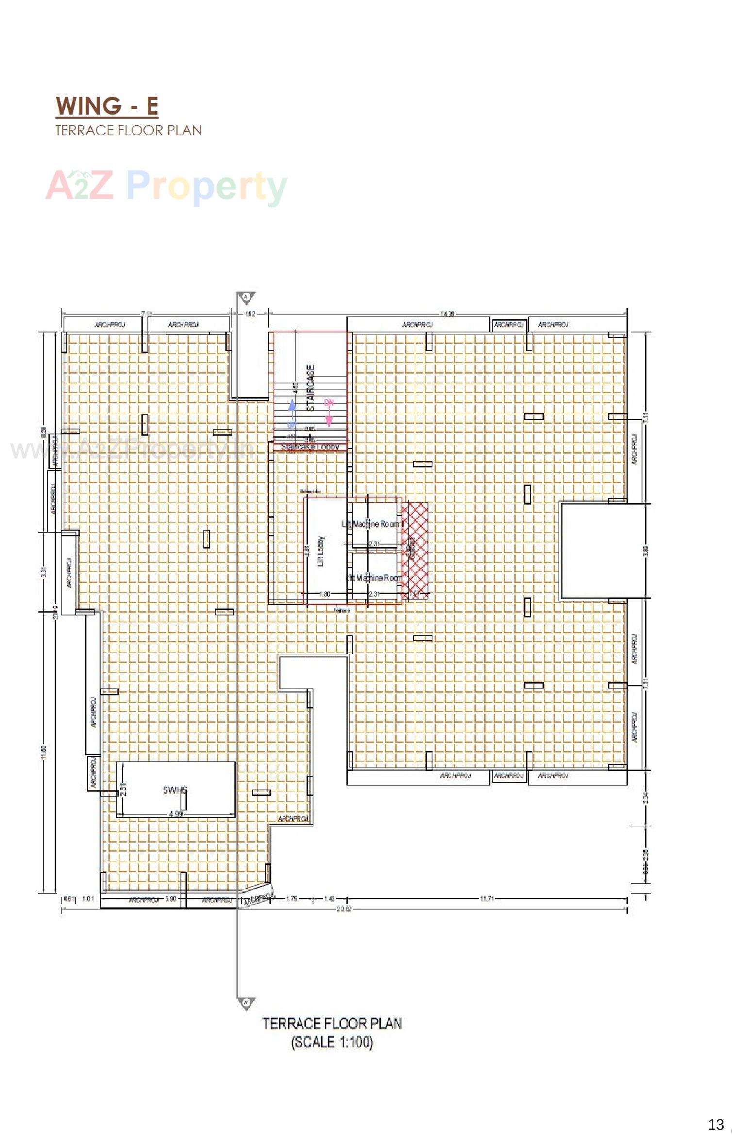 Layout of real estate project Akshar Swarn Villa located at Zanzarda, Junagadh, Gujarat