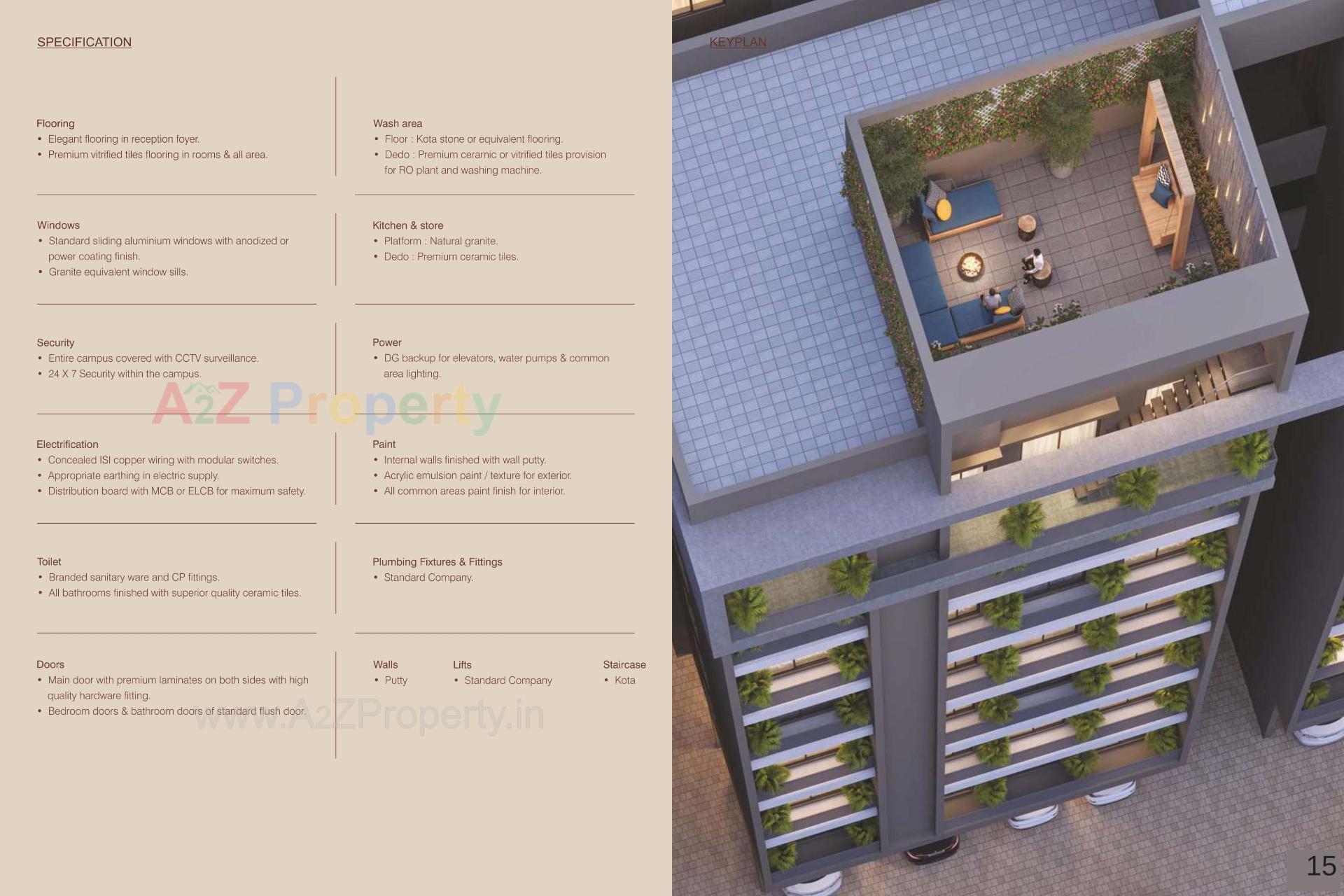  of real estate project Akshar Swarn Villa located at Zanzarda, Junagadh, Gujarat