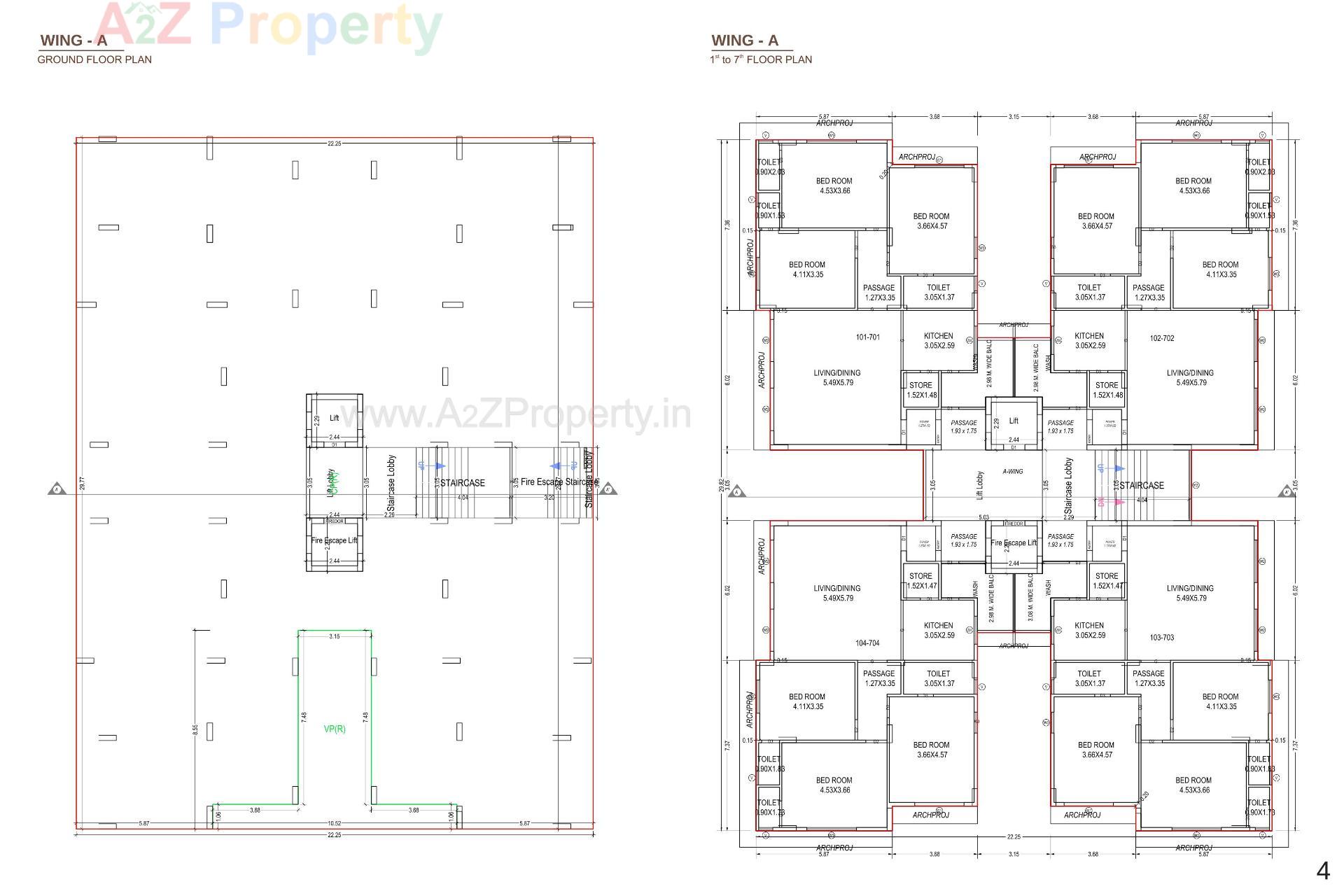 Layout of real estate project Akshar Swarn Villa located at Zanzarda, Junagadh, Gujarat