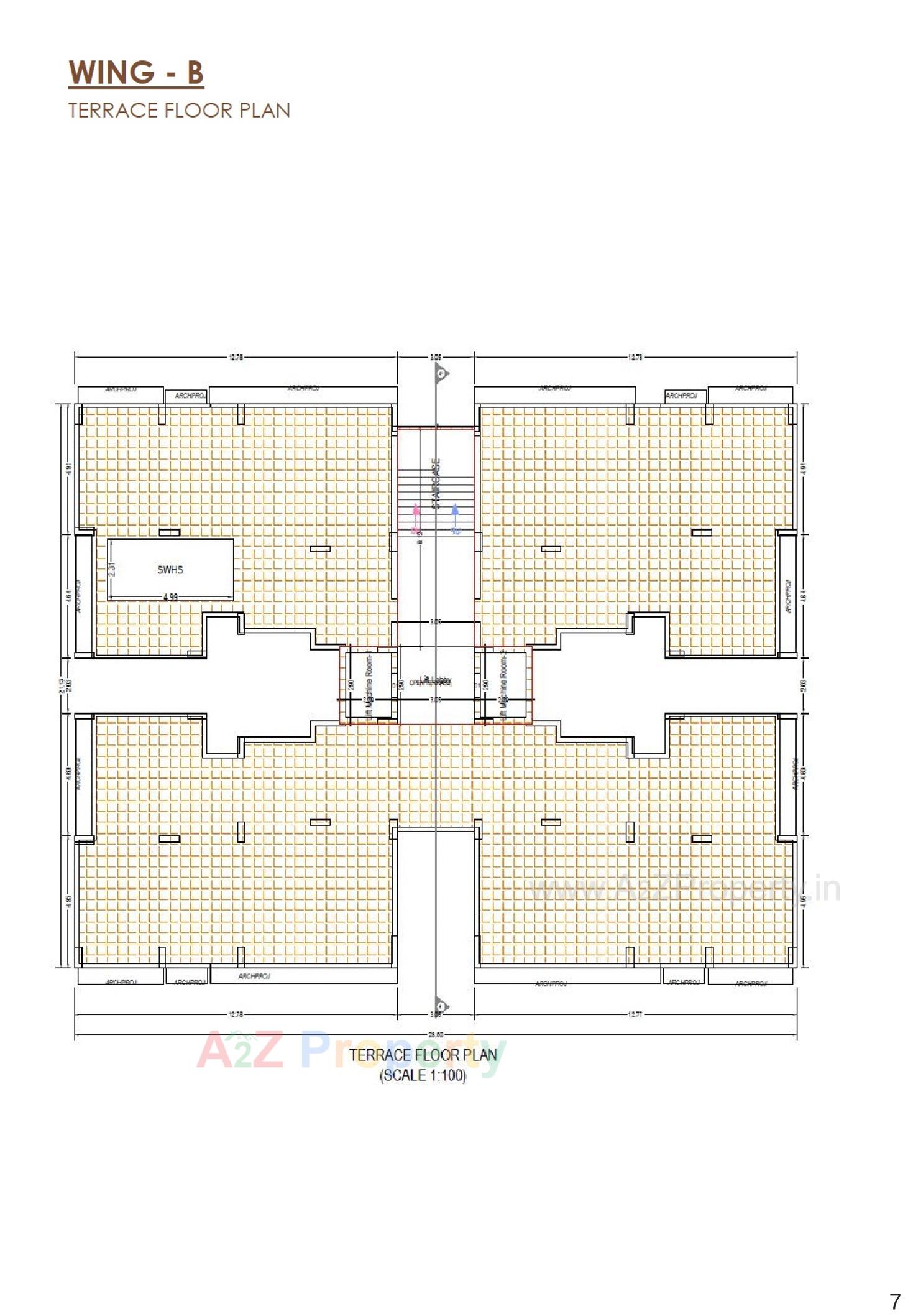 Layout of real estate project Akshar Swarn Villa located at Zanzarda, Junagadh, Gujarat