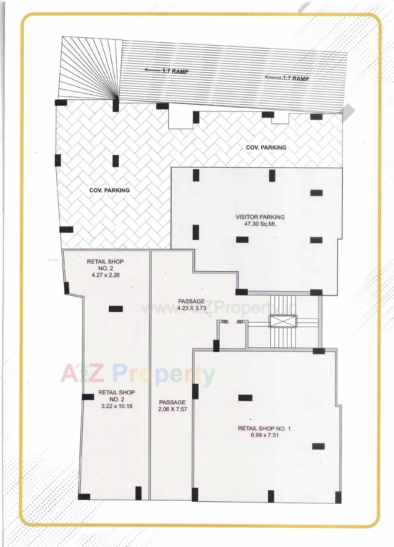 Layout of real estate project Al Falah located at Junagadh, Junagadh, Gujarat