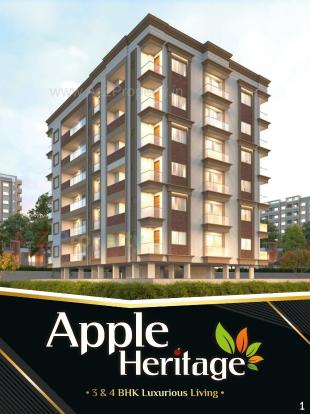 Elevation of real estate project Apple Heritage located at Timbavadi, Junagadh, Gujarat