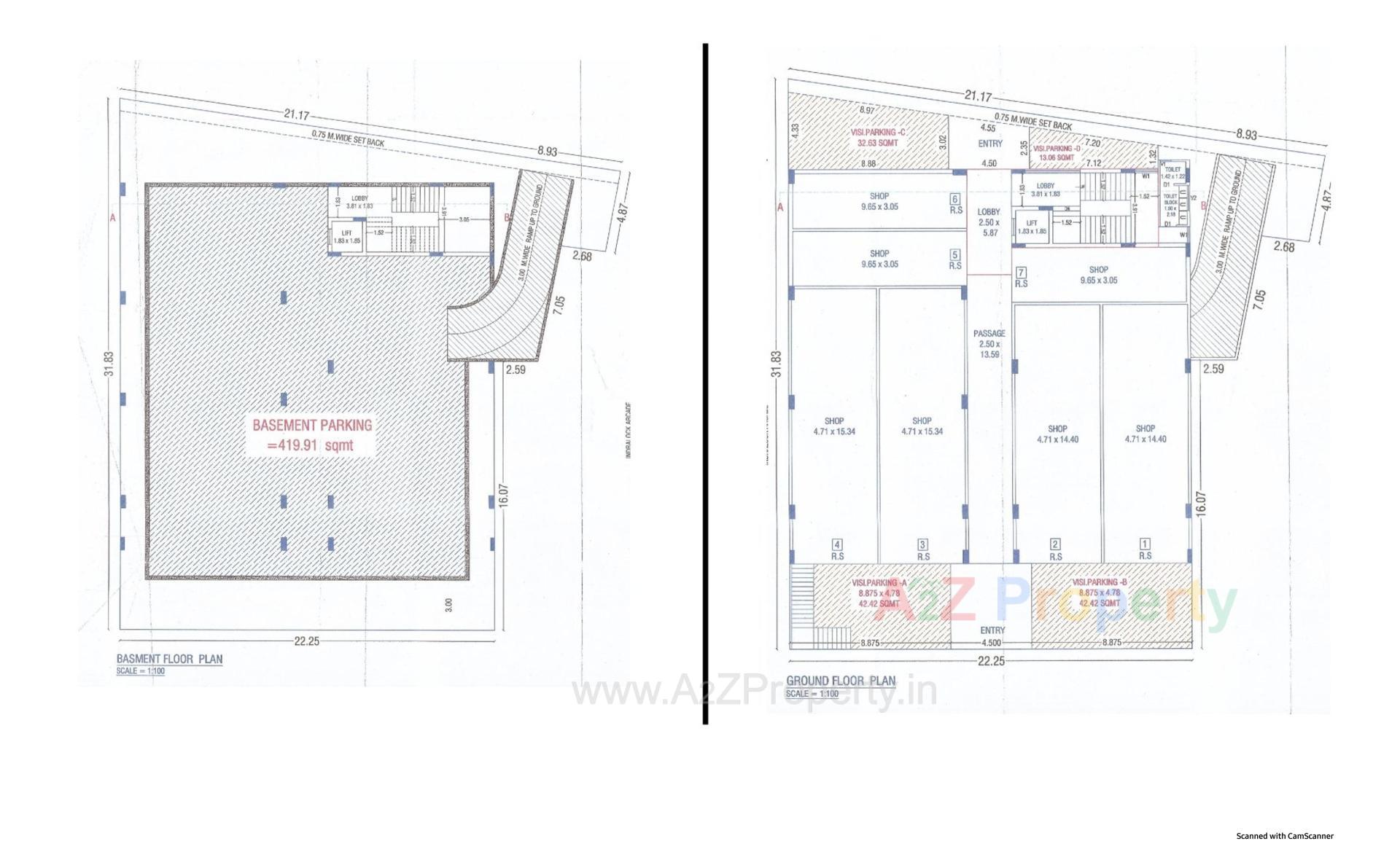 Layout of real estate project Applewood Icon located at Junagadh, Junagadh, Gujarat