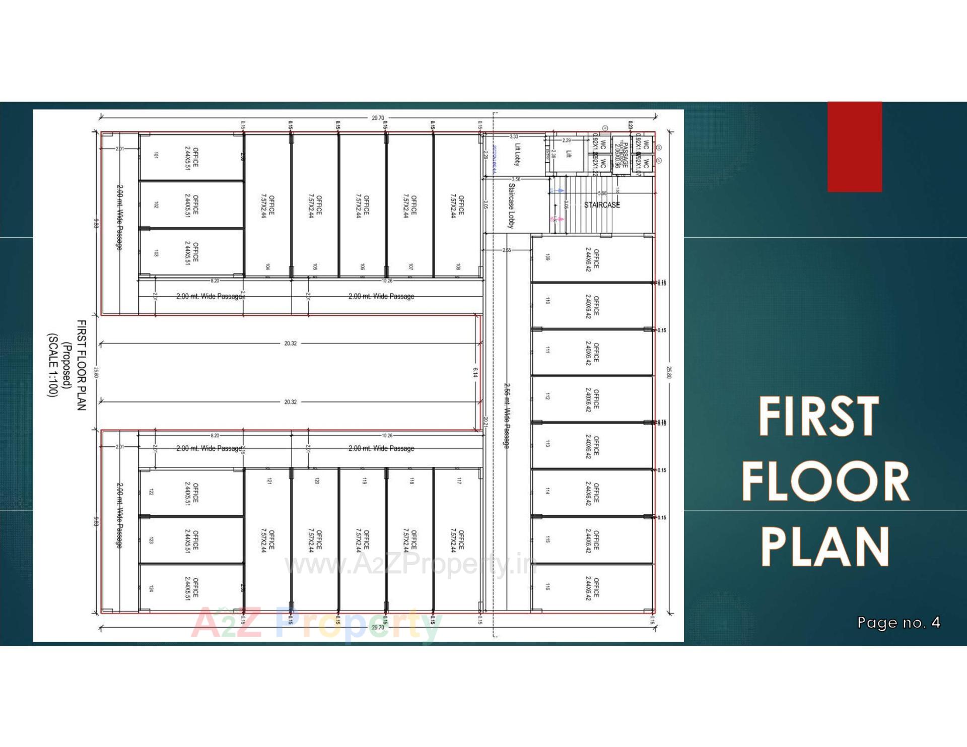 Layout of real estate project Applewood Prime located at Timbawadi, Junagadh, Gujarat