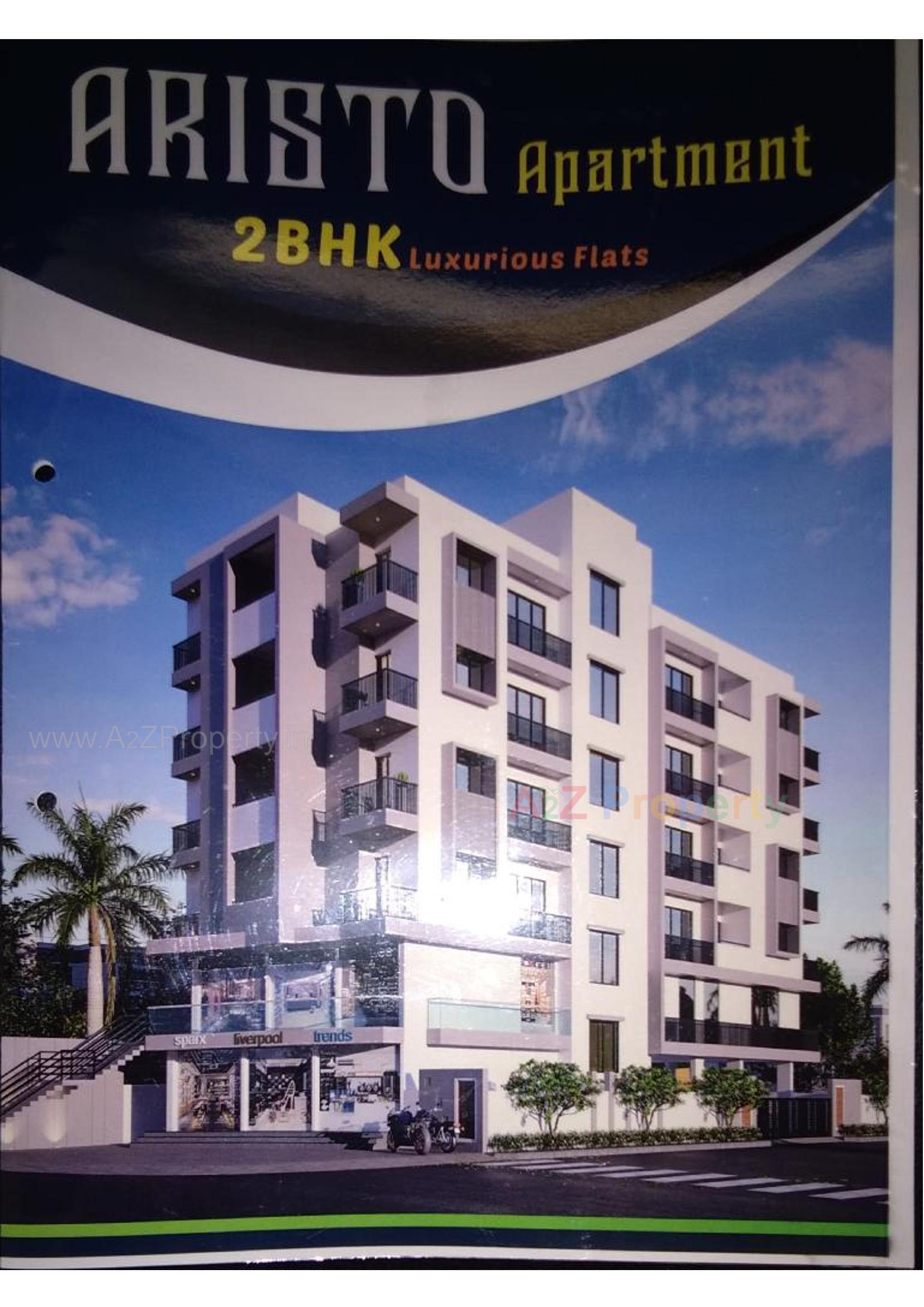 3D Elevation of real estate project Aristo Appartment located at Junagadh, Junagadh, Gujarat