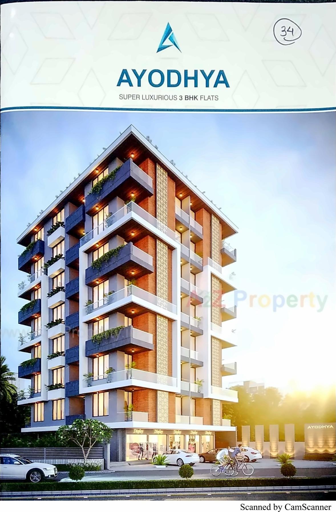 3D Elevation of real estate project Ayodhya located at Junagadh, Junagadh, Gujarat