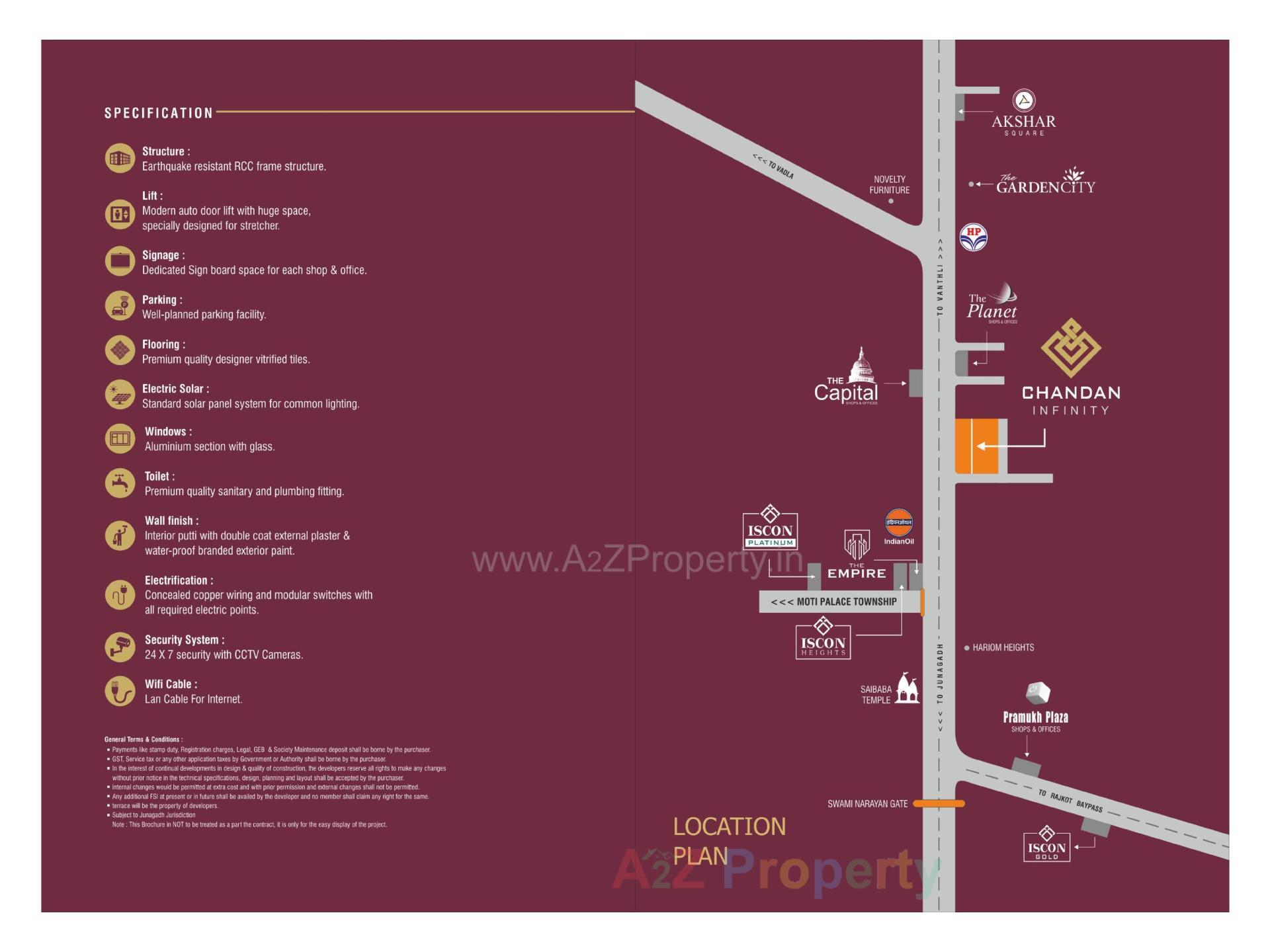  of real estate project Chandan Infinity Chandan Heights located at Shapur, Junagadh, Gujarat