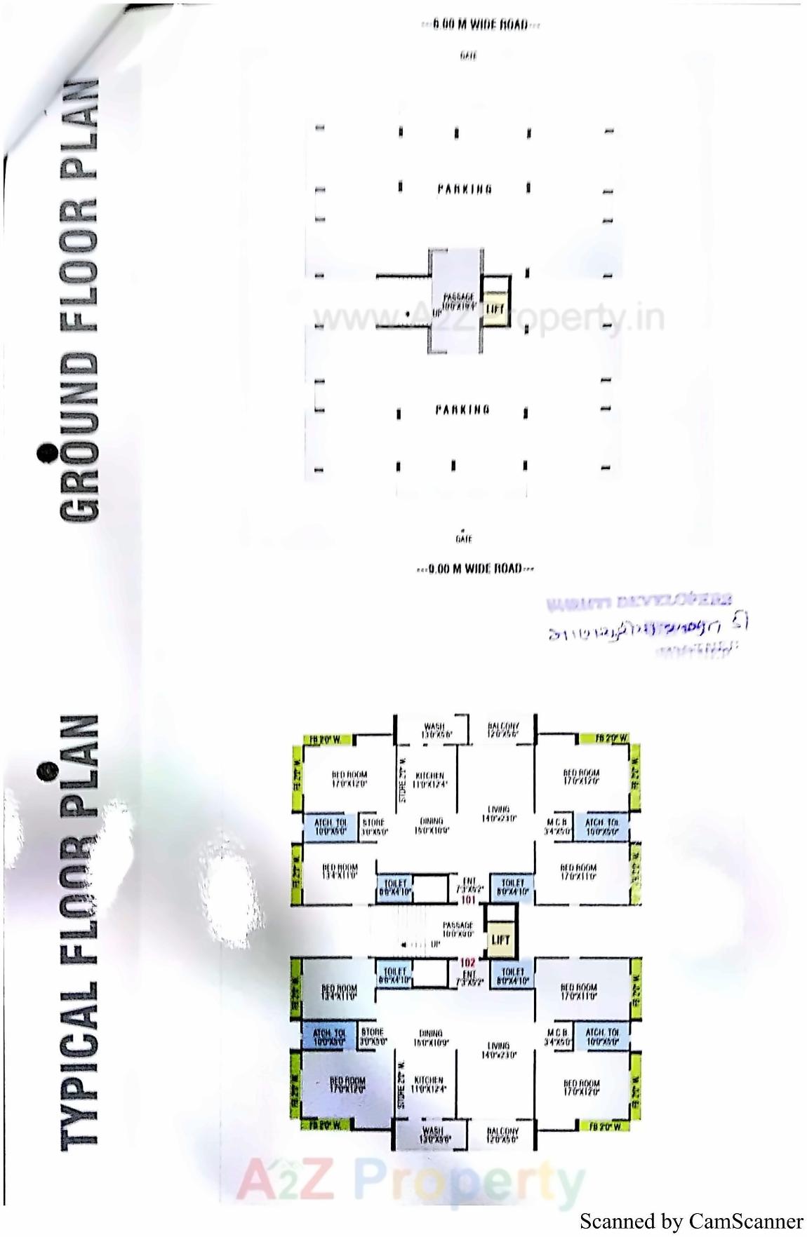 Layout of real estate project Chitrax Kesar located at Junagadh, Junagadh, Gujarat