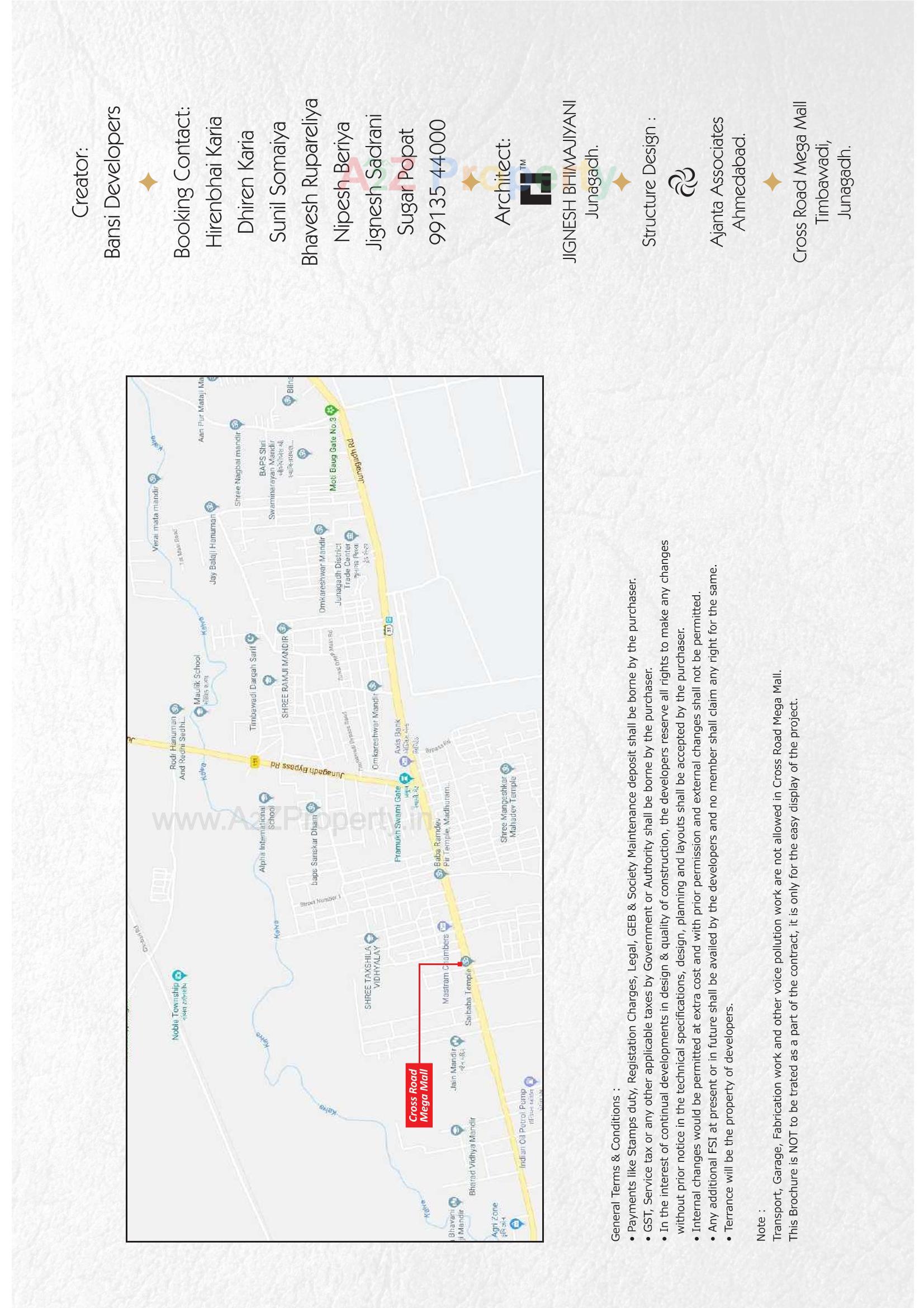  of real estate project Cross Road Mega Mall located at Timbawadi, Junagadh, Gujarat