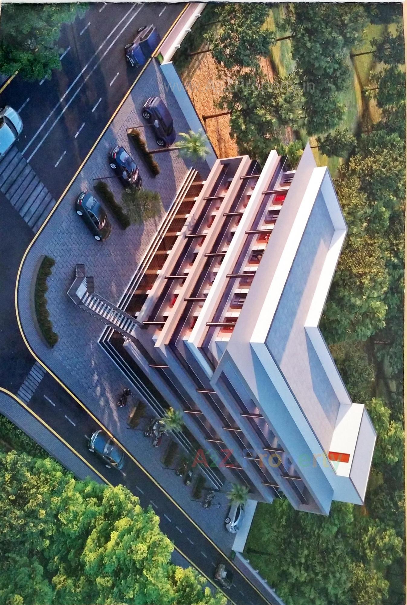 3D Elevation of real estate project Crystal located at Junagadh, Junagadh, Gujarat