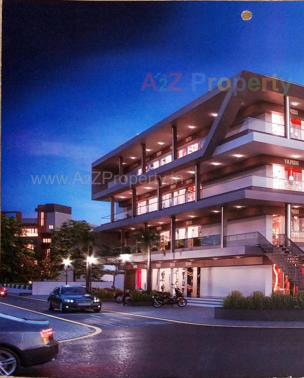 3D Elevation of real estate project Crystal located at Timbawadi, Junagadh, Gujarat