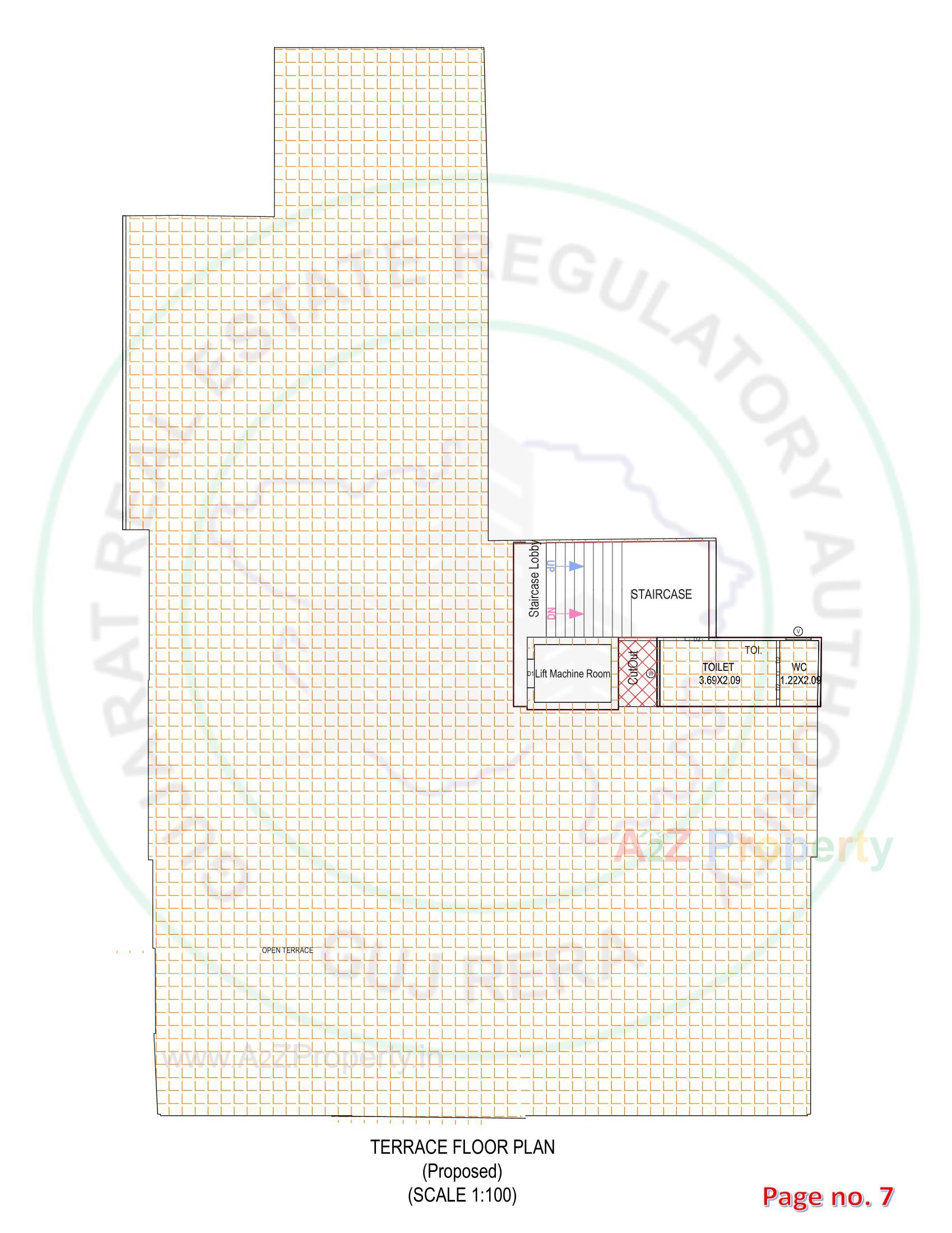 Layout of real estate project D Square  Complex located at Junagadh, Junagadh, Gujarat