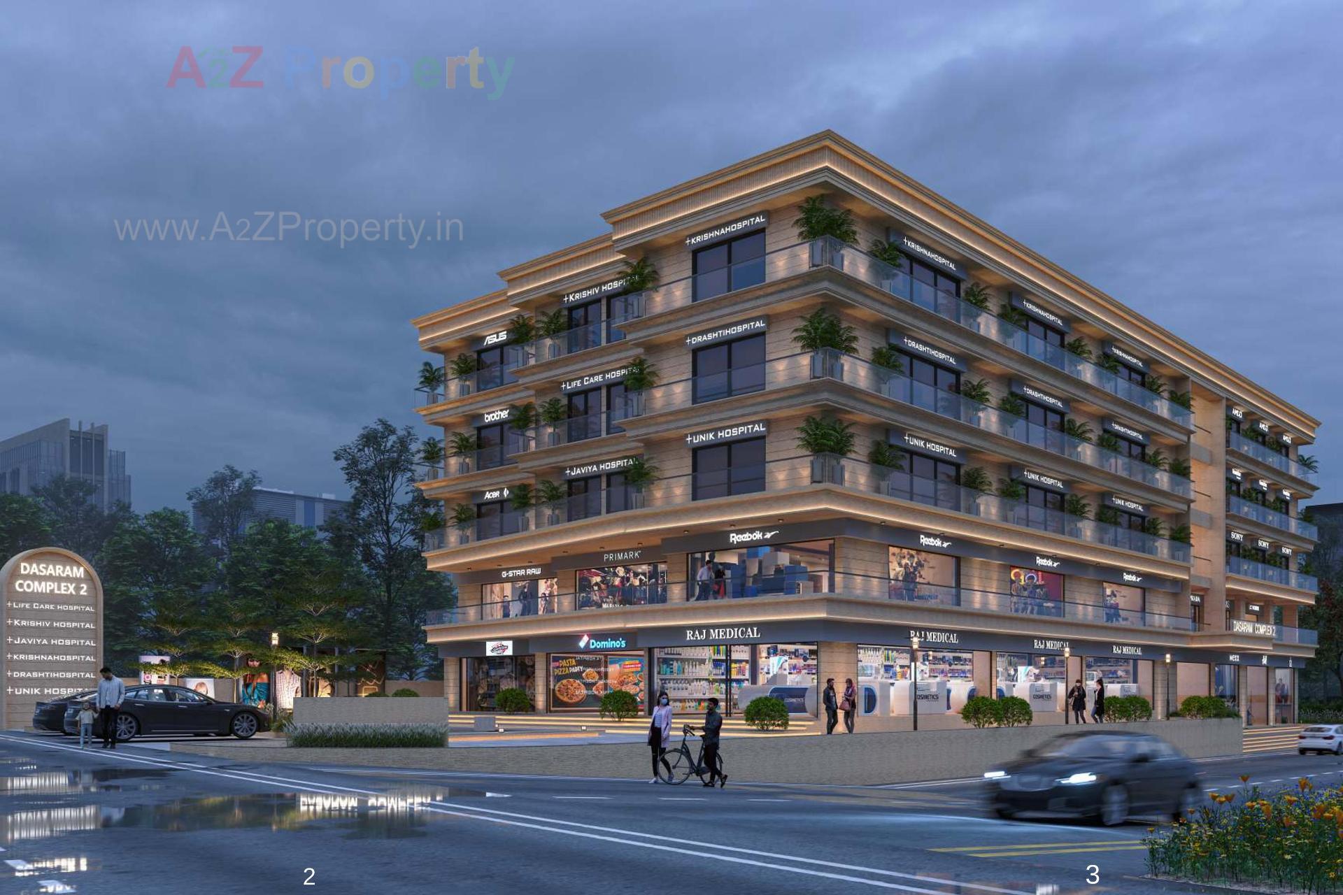 3D Elevation of real estate project Dasaram Prime located at Janjharda, Junagadh, Gujarat