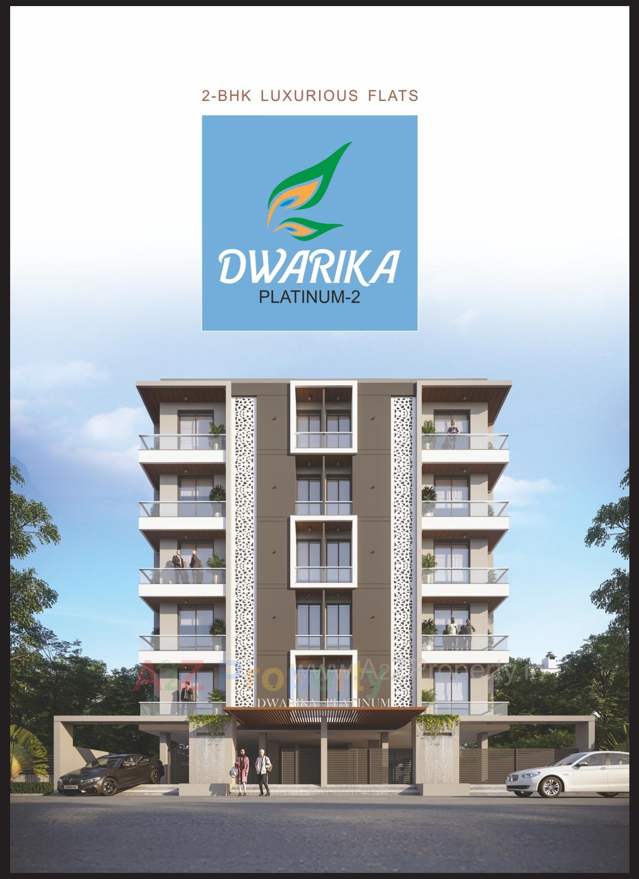 3D Elevation of real estate project Dwarika Platinum located at Joshipura, Junagadh, Gujarat
