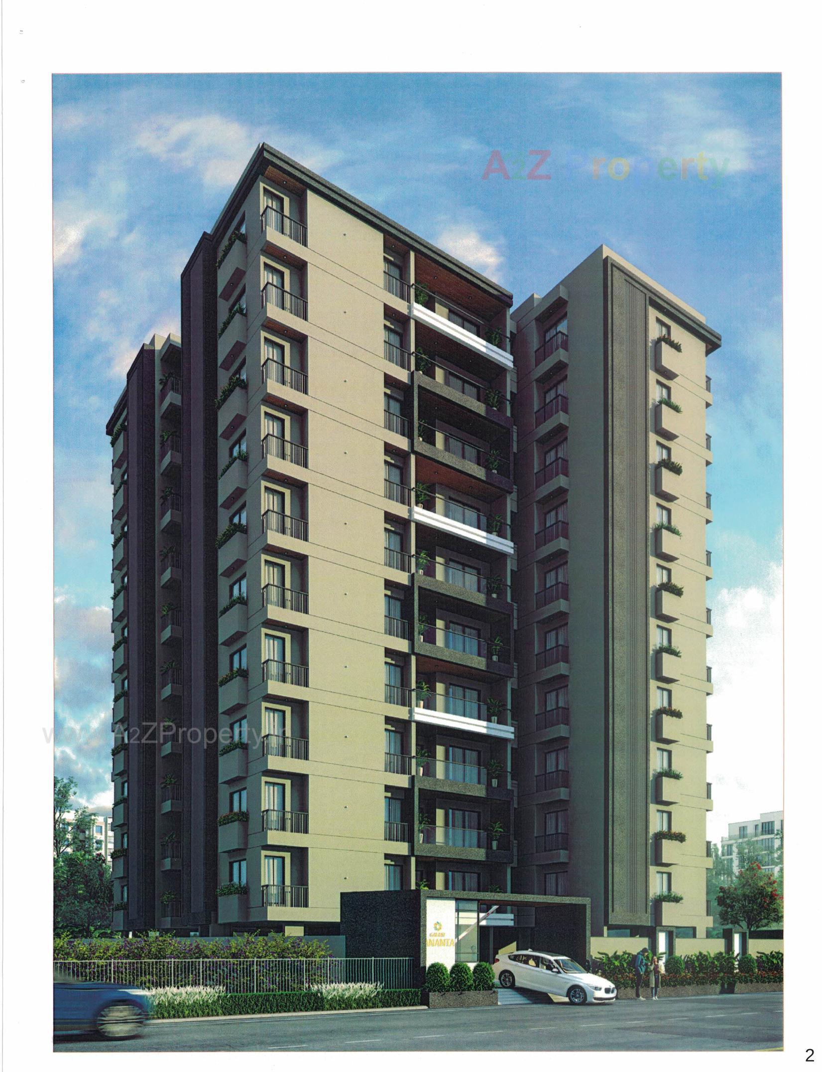 3D Elevation of real estate project Galaxy Ananta located at Zanzarda, Junagadh, Gujarat