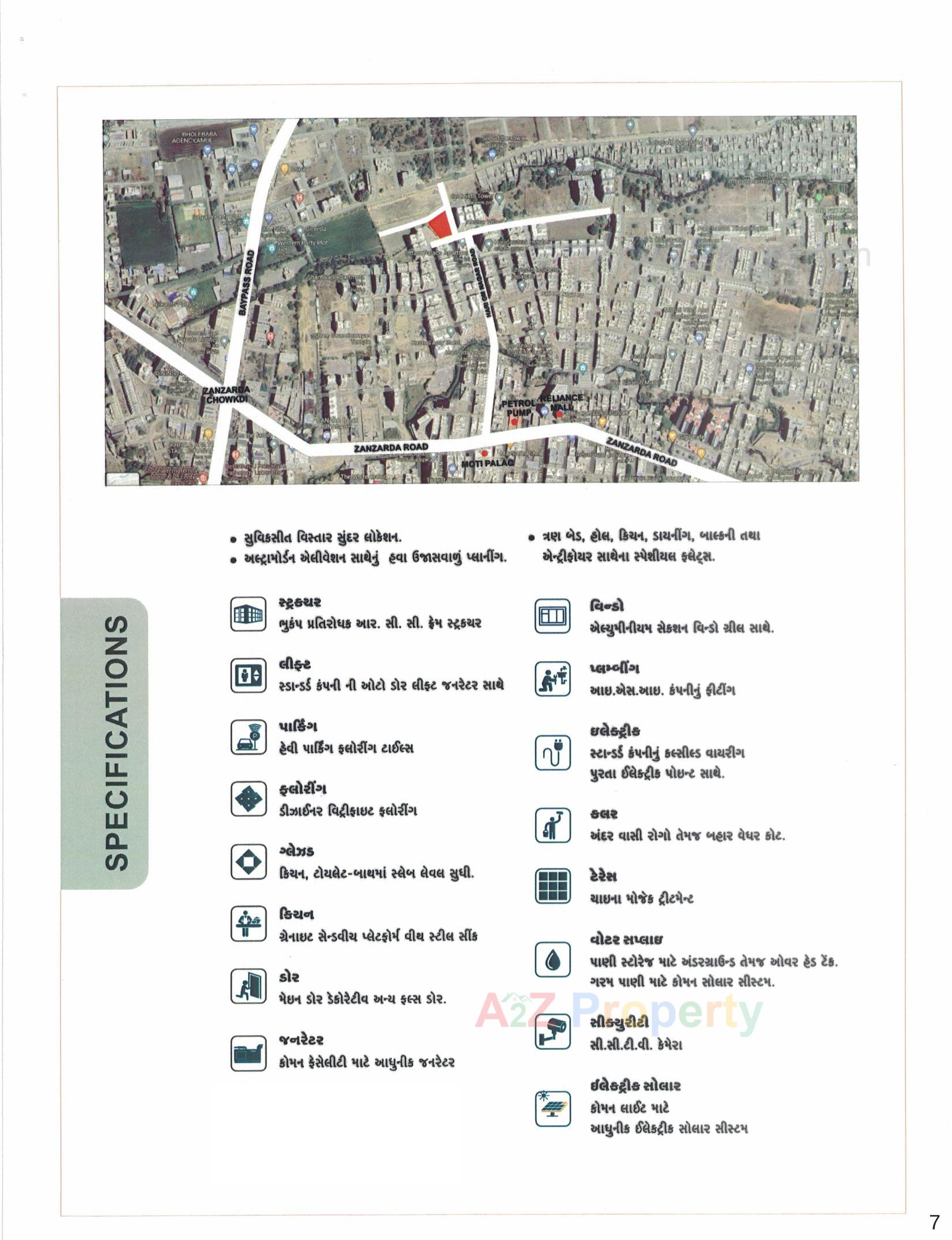  of real estate project Galaxy Ananta located at Zanzarda, Junagadh, Gujarat