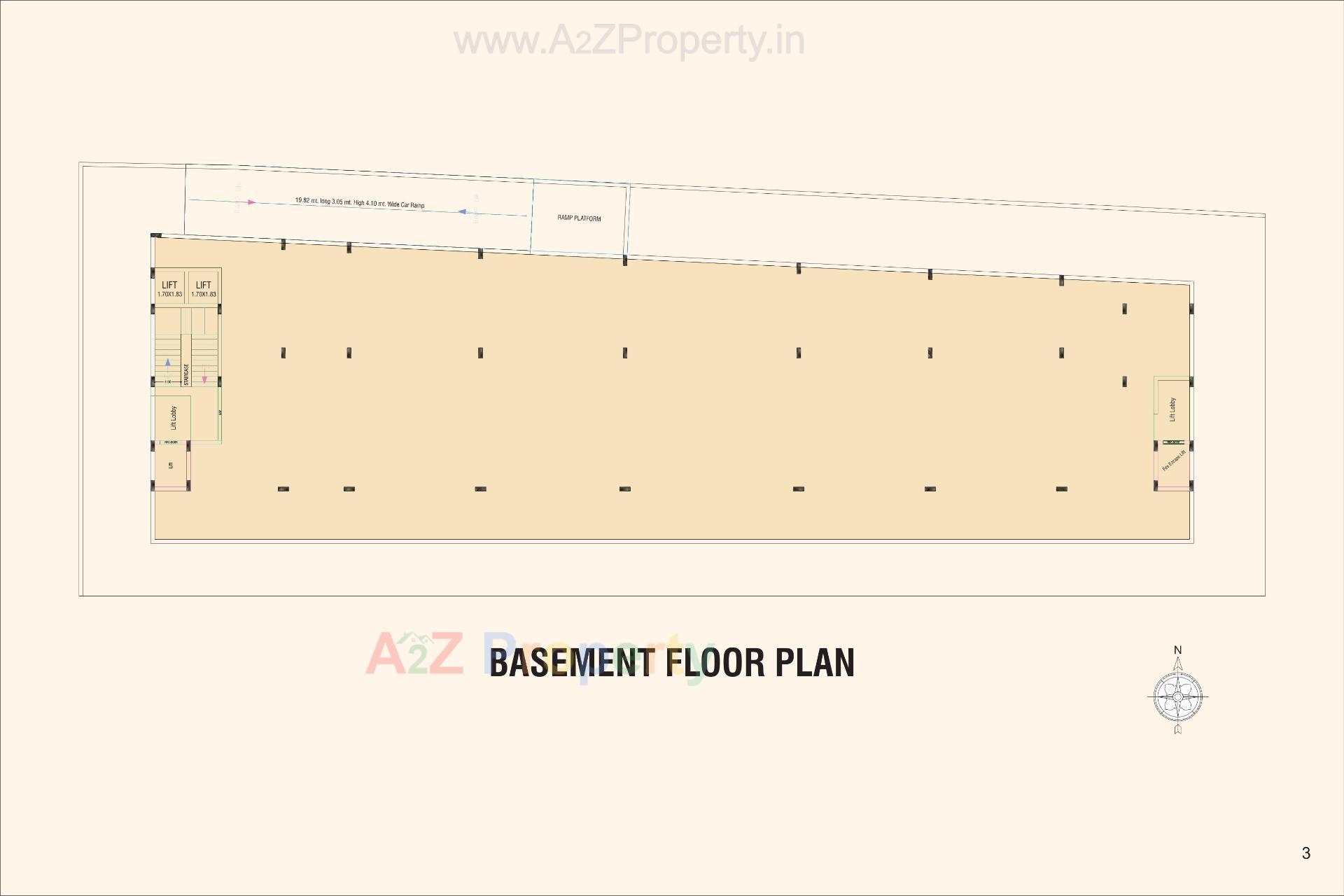 Layout of real estate project Galaxy Capital located at Chobari, Junagadh, Gujarat