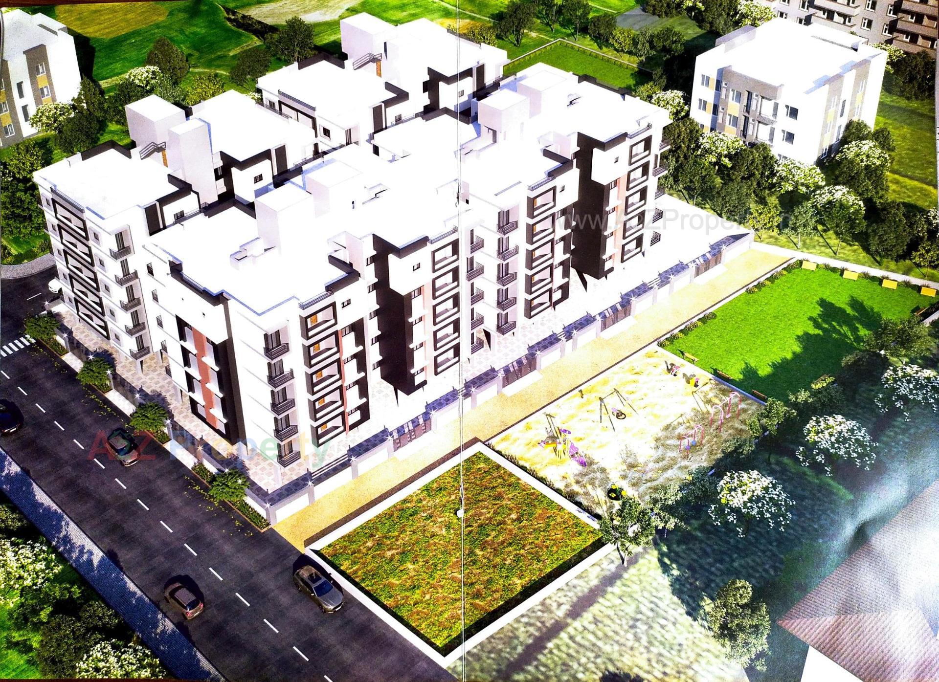 3D Elevation of real estate project Galaxy Iscon located at Junagadh, Junagadh, Gujarat
