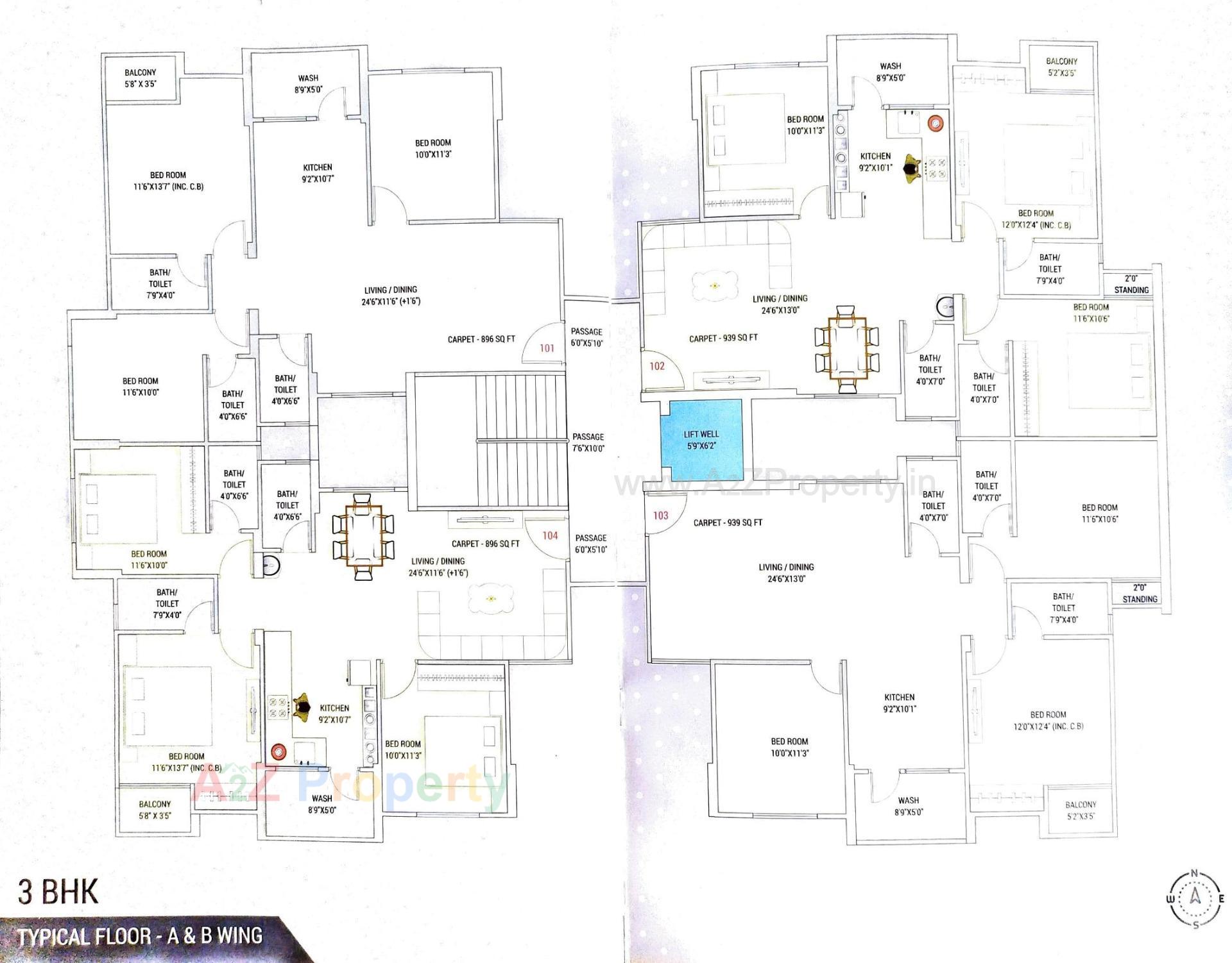 Layout of real estate project Galaxy Iscon located at Junagadh, Junagadh, Gujarat