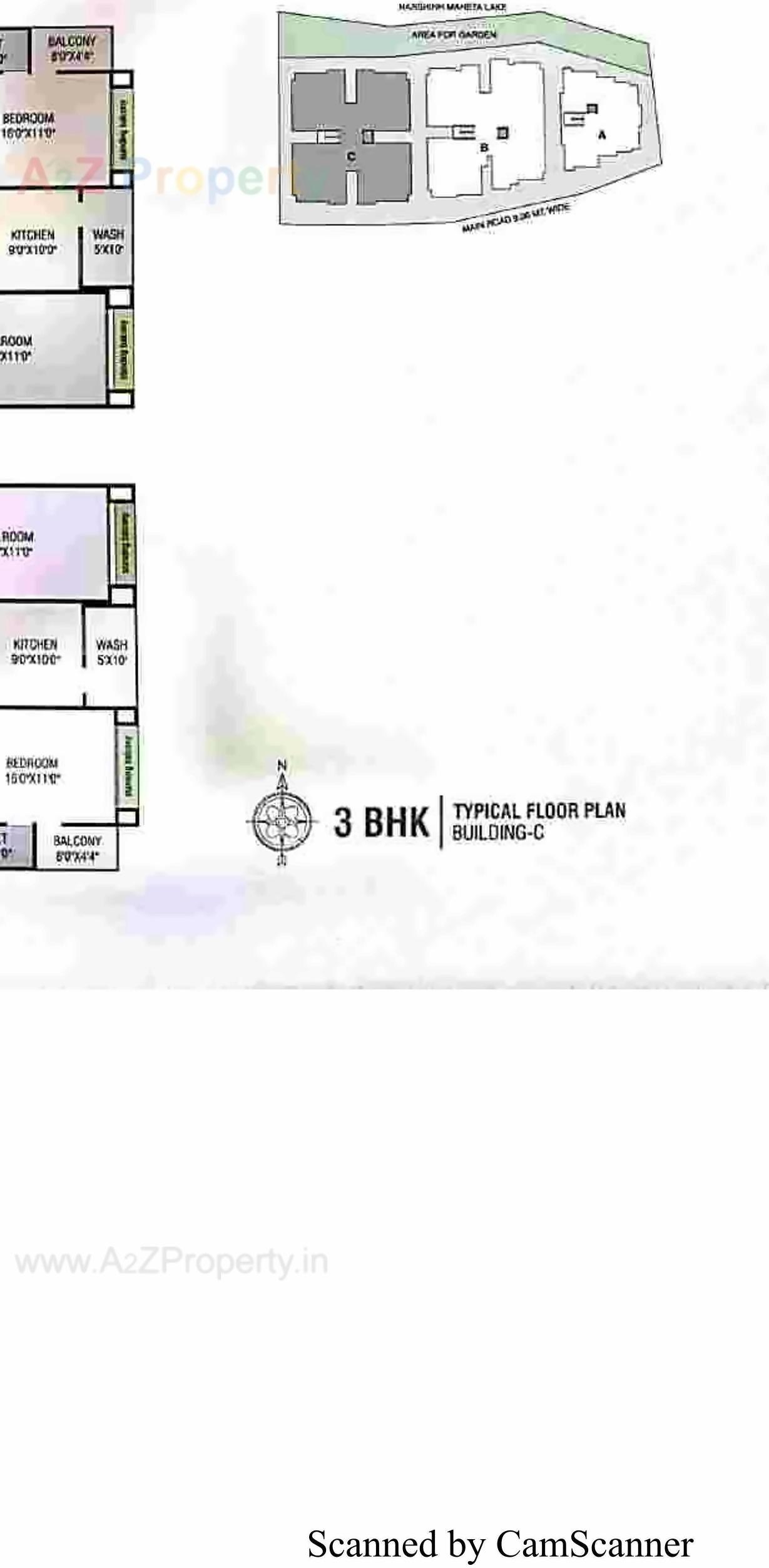 Layout of real estate project Golden Lake Residency located at Junagadh, Junagadh, Gujarat