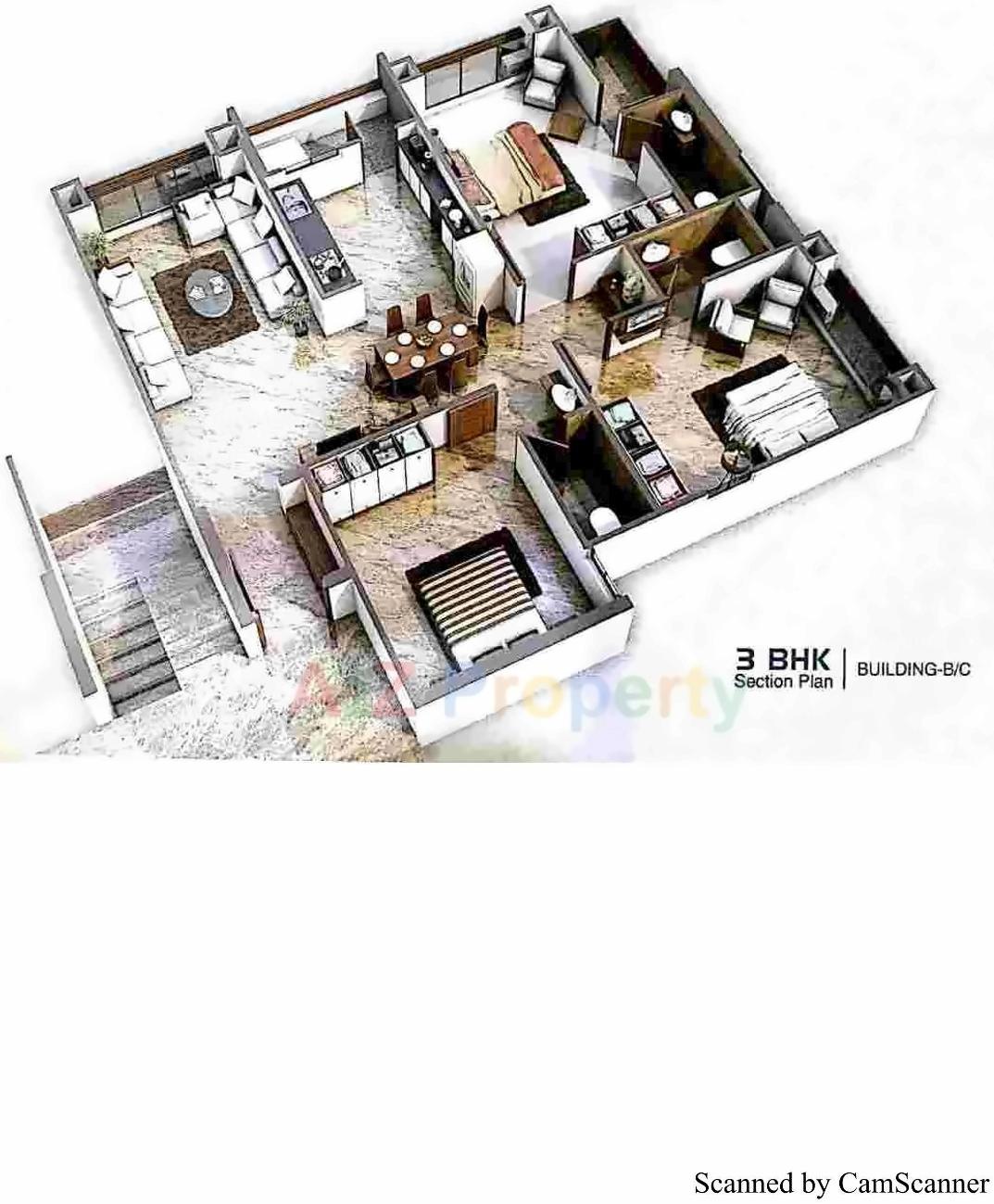 Layout of real estate project Golden Lake Residency located at Junagadh, Junagadh, Gujarat