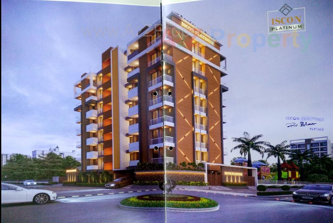 3D Elevation of real estate project Iscon Platinum located at Junagadh, Junagadh, Gujarat