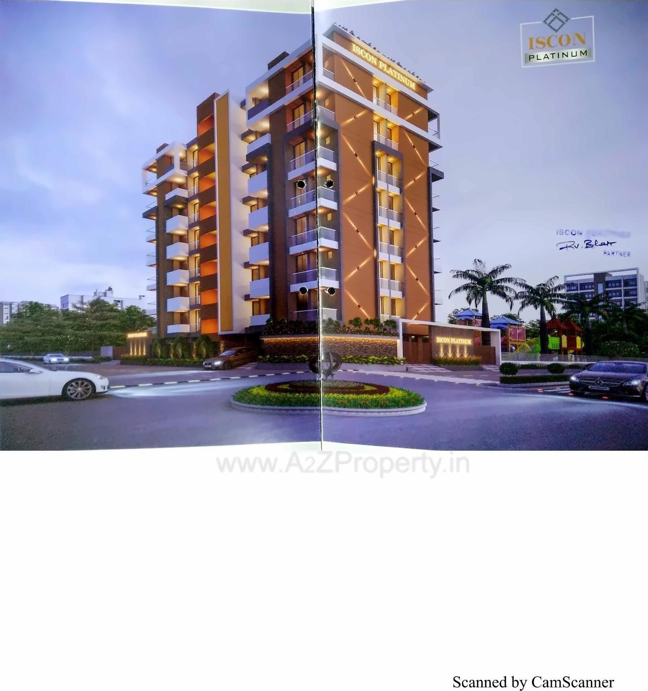 3D Elevation of real estate project Iscon Platinum located at Junagadh, Junagadh, Gujarat