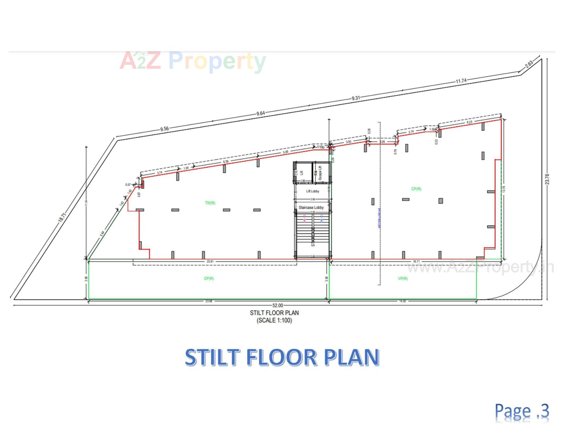 Layout of real estate project Iscon Prime located at Junagadh, Junagadh, Gujarat