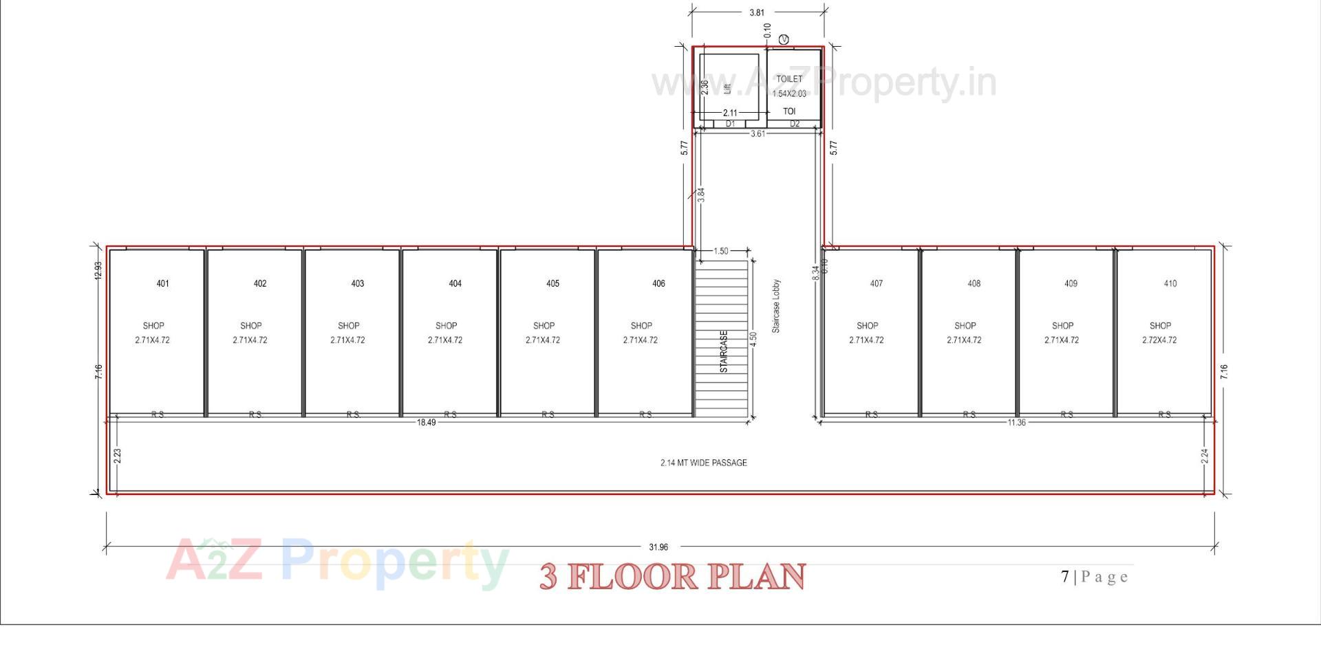  of real estate project Ishaan Plaza located at Timbavadi, Junagadh, Gujarat