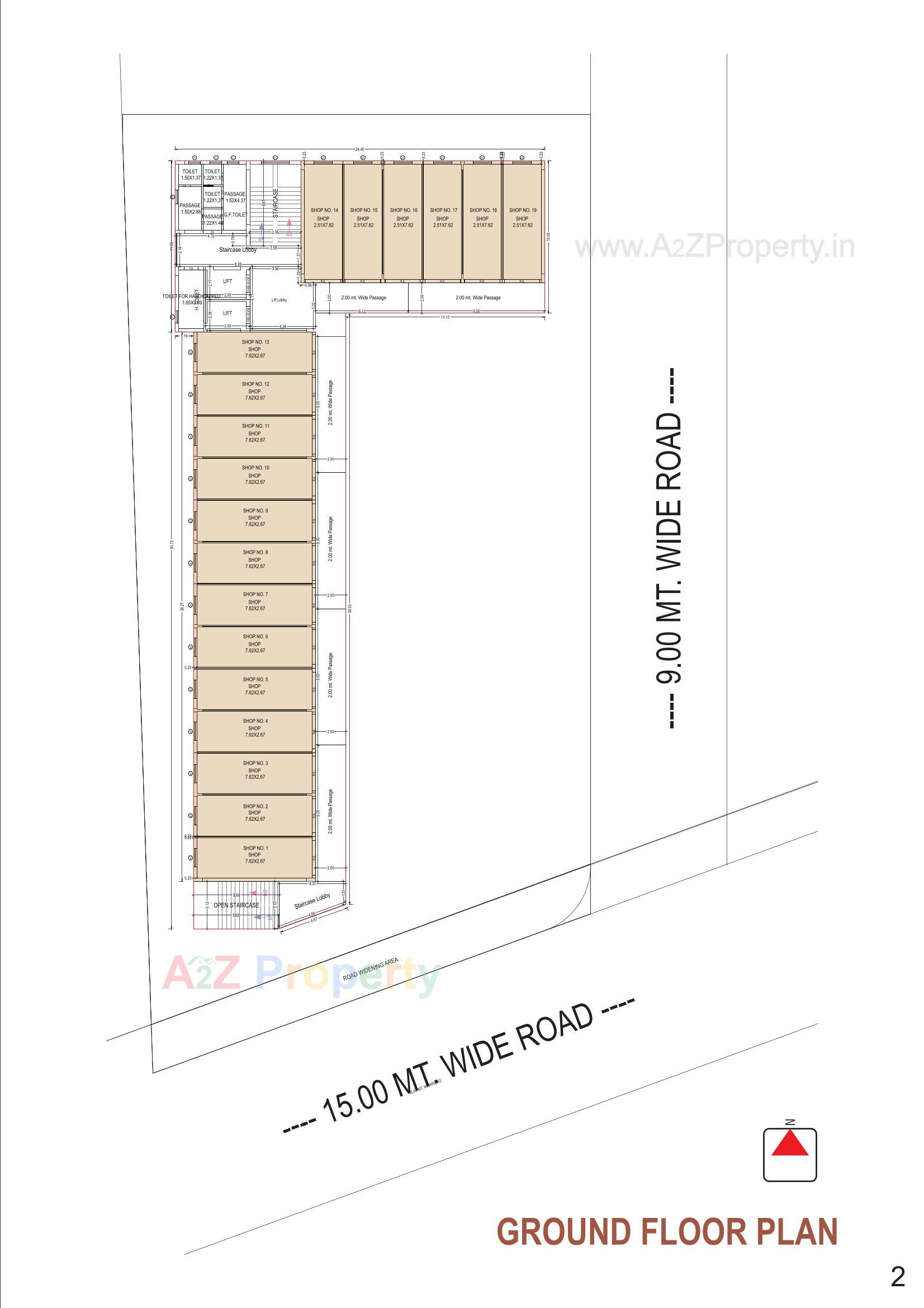 Layout of real estate project Kalp Upvan Business Hub located at Junagadh, Junagadh, Gujarat