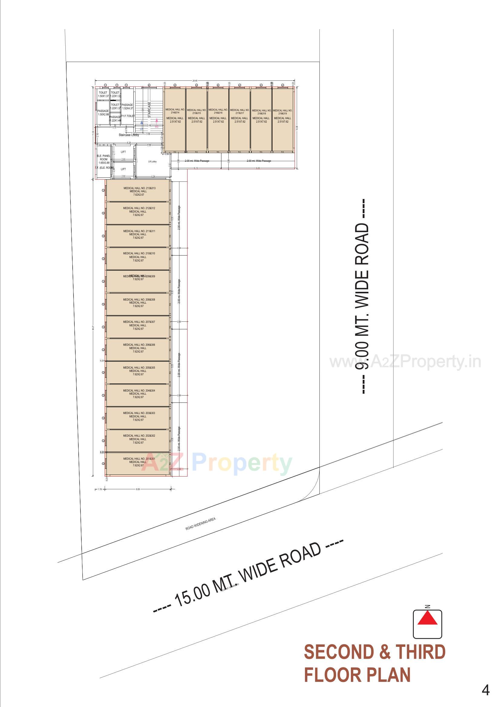 Layout of real estate project Kalp Upvan Business Hub located at Junagadh, Junagadh, Gujarat