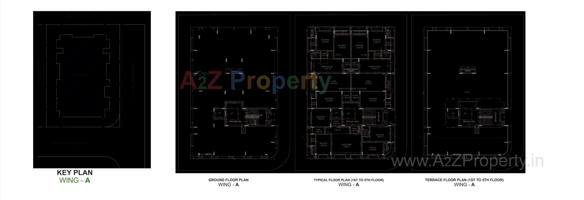 Layout of real estate project Kalp Upvan Residency located at Junagadh, Junagadh, Gujarat