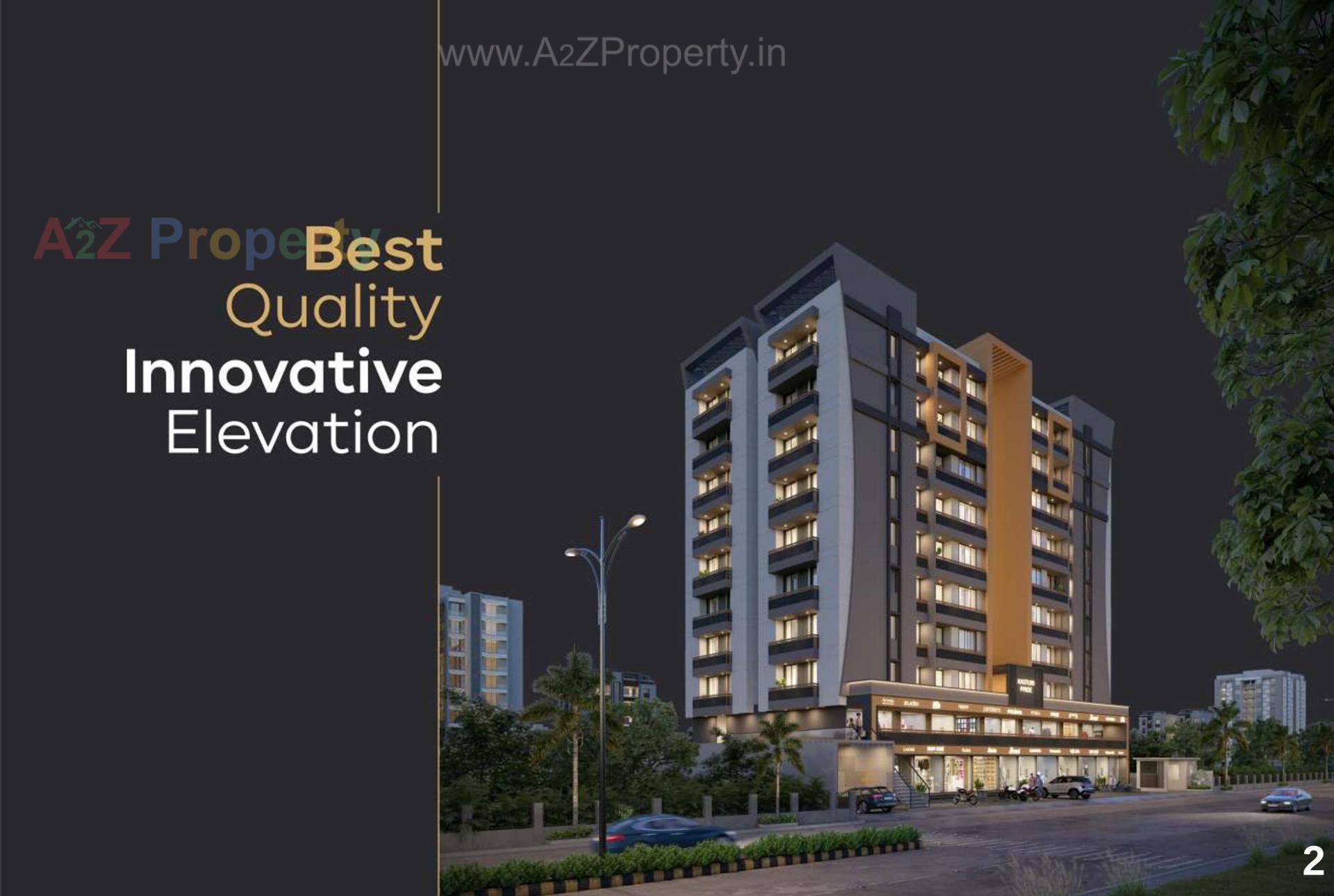 3D Elevation of real estate project Kasturi Pride located at Junagadh, Junagadh, Gujarat