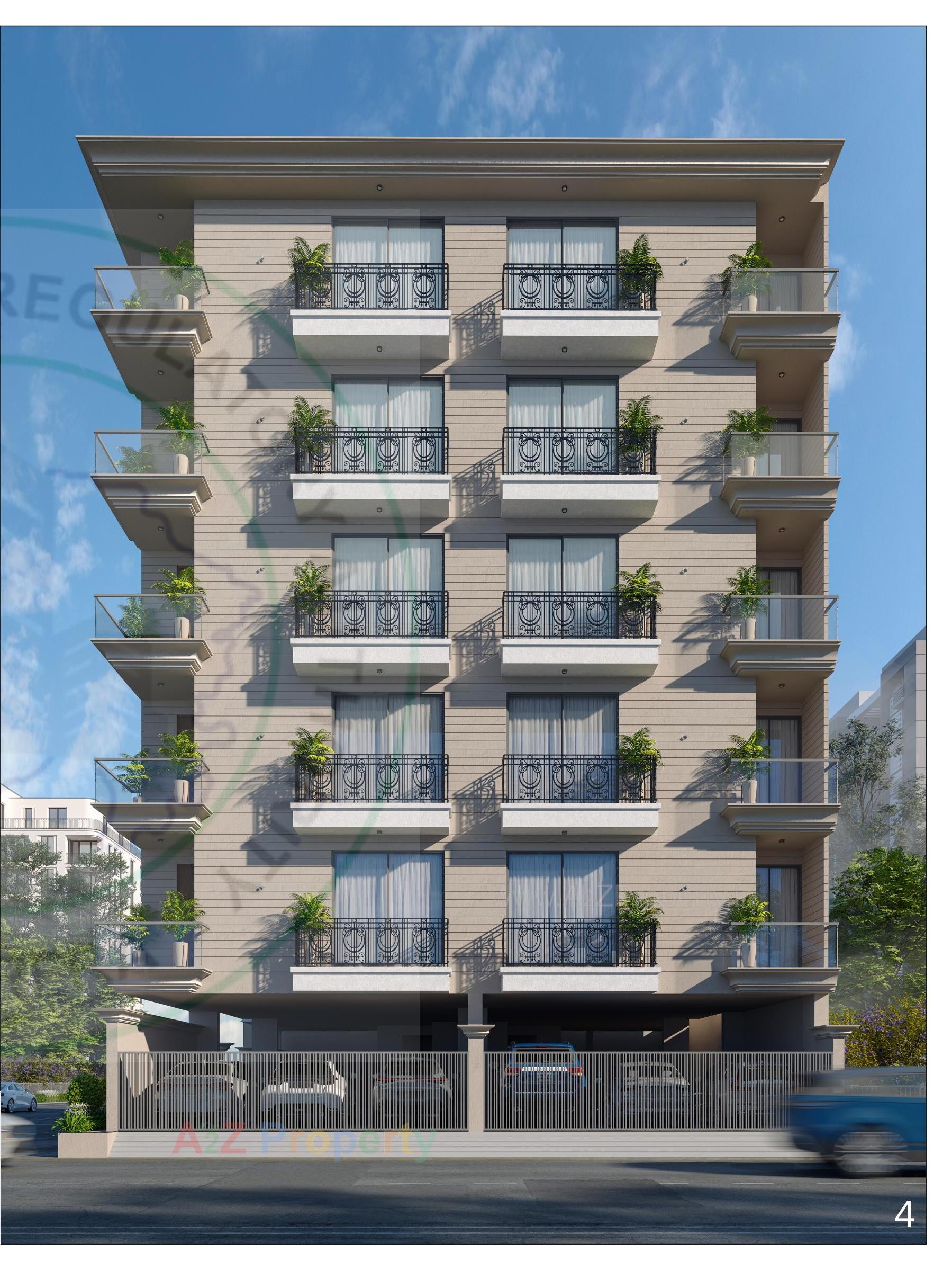 3D Elevation of real estate project Madina Palace located at Junagadh, Junagadh, Gujarat