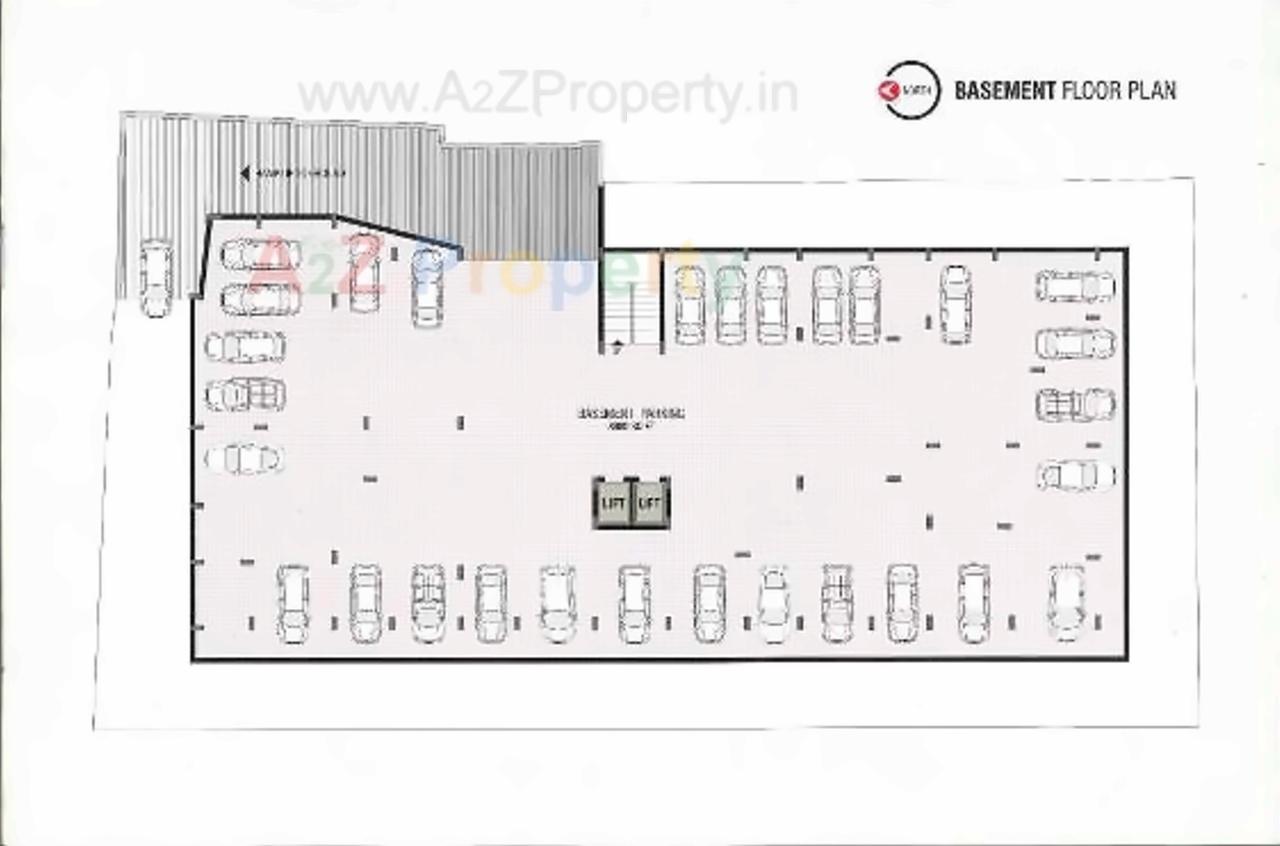 Layout of real estate project Noble Central located at Junagadh, Junagadh, Gujarat