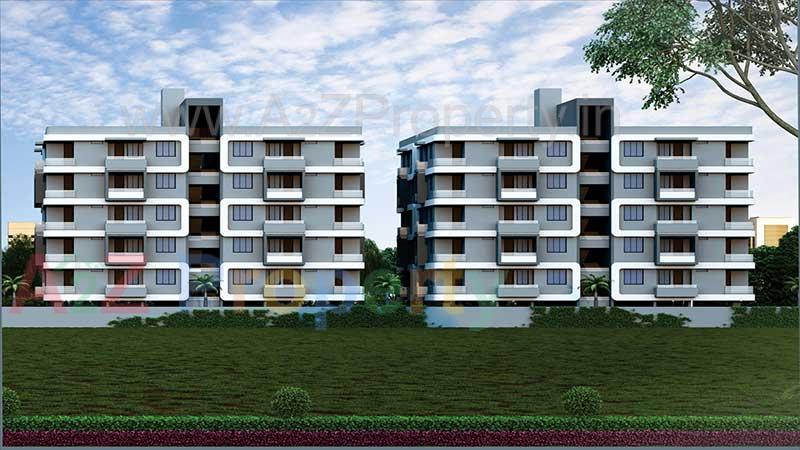 3D Elevation of real estate project Noble Flora located at Junagadh, Junagadh, Gujarat