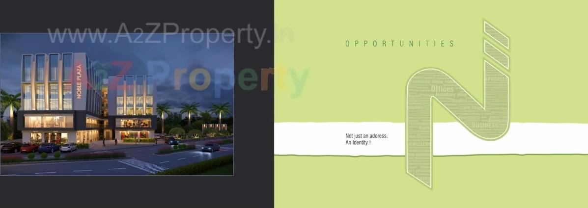 3D Elevation of real estate project Noble Plaza located at Junagadh, Junagadh, Gujarat